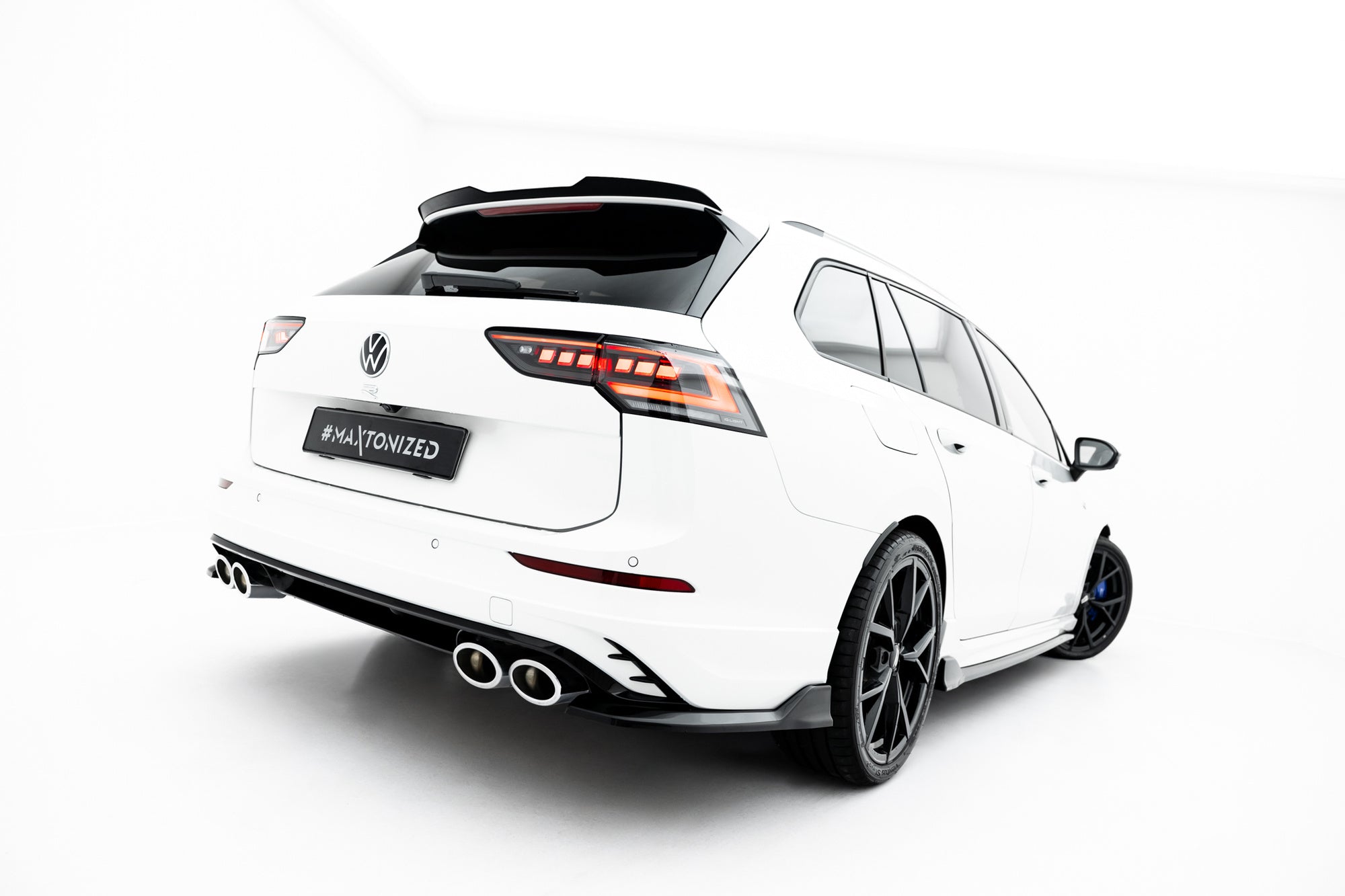 Prelungire splitter bara spate Volkswagen Golf R Variant Mk8 / Mk8 Facelift 2020- v62 - Maxton Design