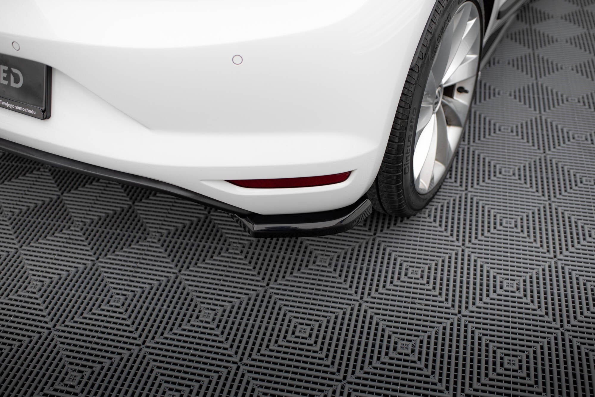 Prelungire splitter bara spate Volkswagen Scirocco Mk3 Facelift 2014-2017 v14 - Maxton Design