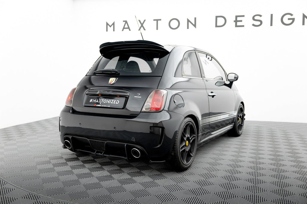 Prelungire splitter bara spate Abarth 500 Mk1 2008-2016 v4 - Maxton Design