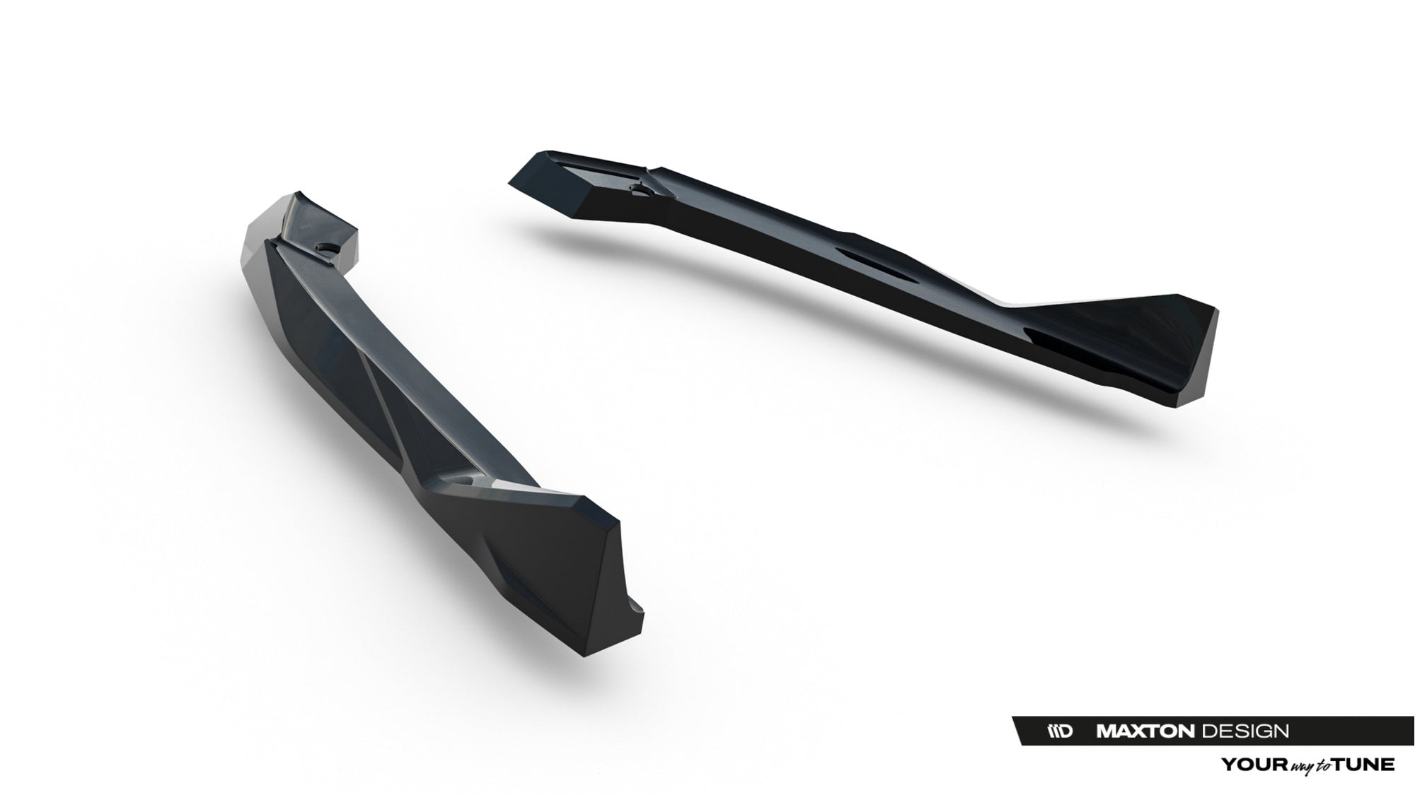 Prelungire splitter bara spate aripioare laterale V.2 BMW M5 F90 / F90 Facelift - Maxton Design