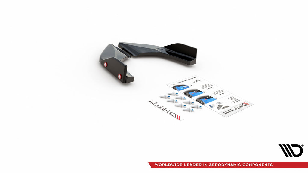 Prelungire splitter bara spate si flapsuri Volkswagen Golf 8 GTI 2020- v18 - Maxton Design