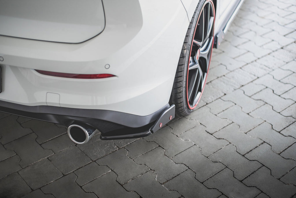 Prelungire splitter bara spate si flapsuri Volkswagen Golf 8 GTI 2020- v18 - Maxton Design
