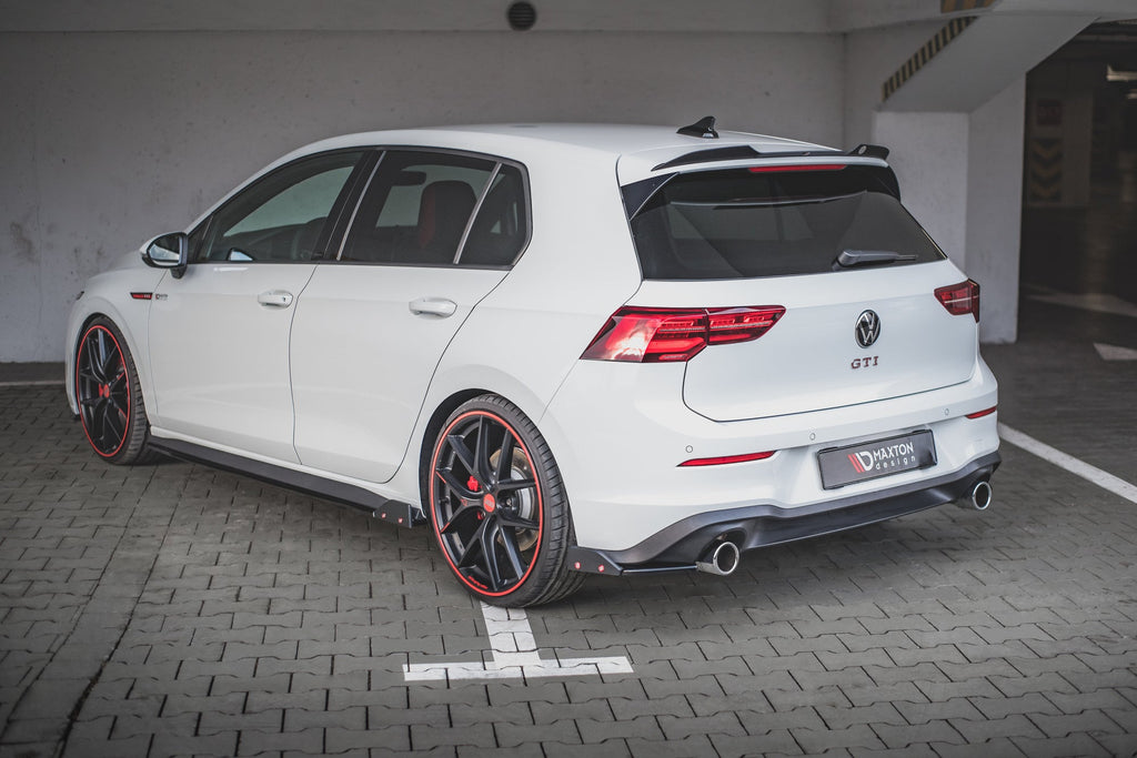 Prelungire splitter bara spate si flapsuri Volkswagen Golf 8 GTI 2020- v18 - Maxton Design
