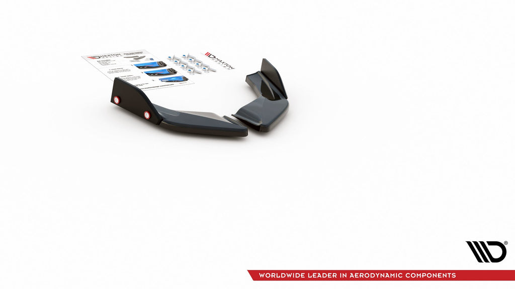 Prelungire splitter bara spate si flapsuri Volkswagen Golf 8 GTI 2020- v18 - Maxton Design