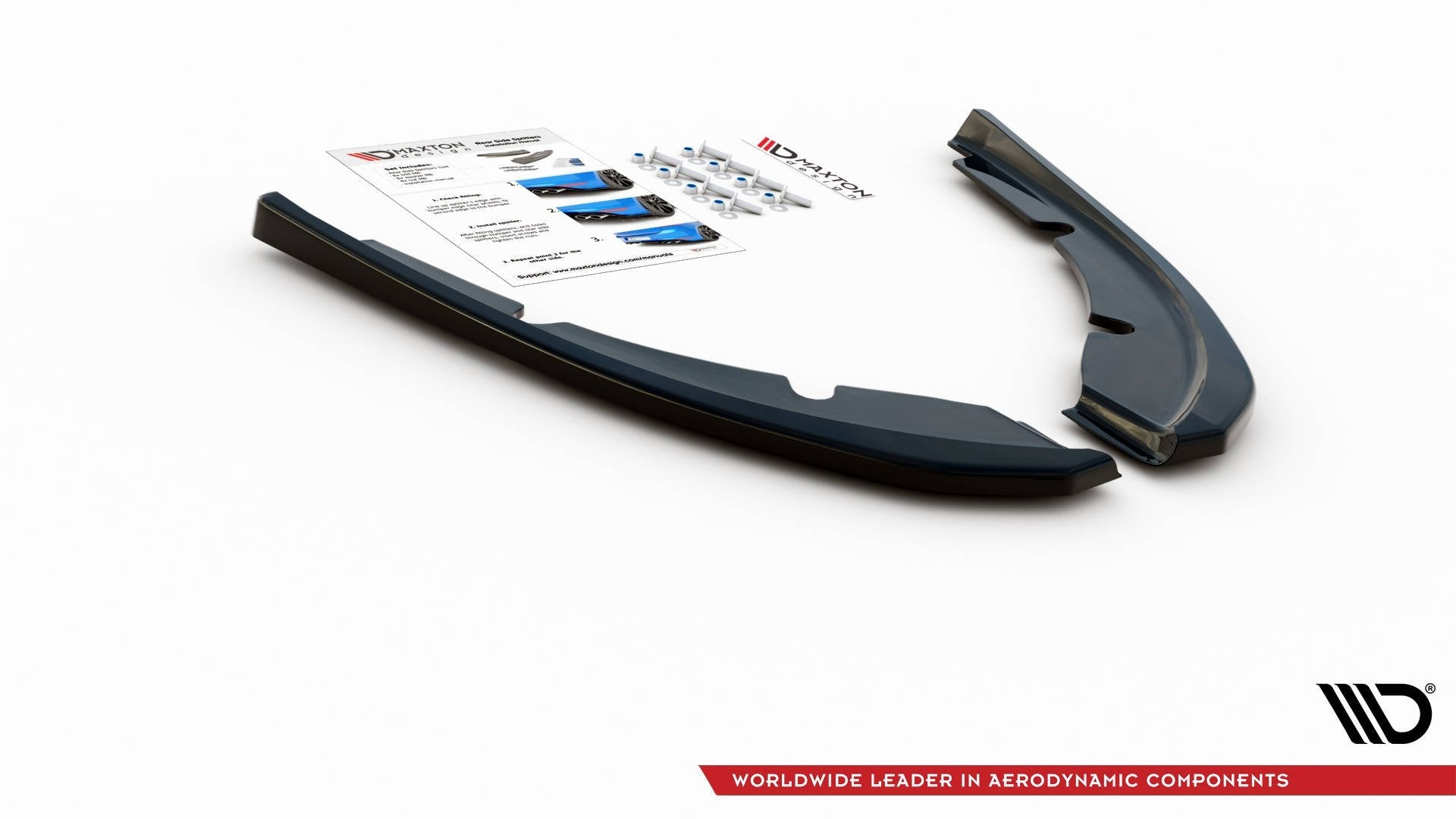 Prelungire splitter bara spate Peugeot 308 SW Mk2 Facelift 2017-2021 v6 - Maxton Design
