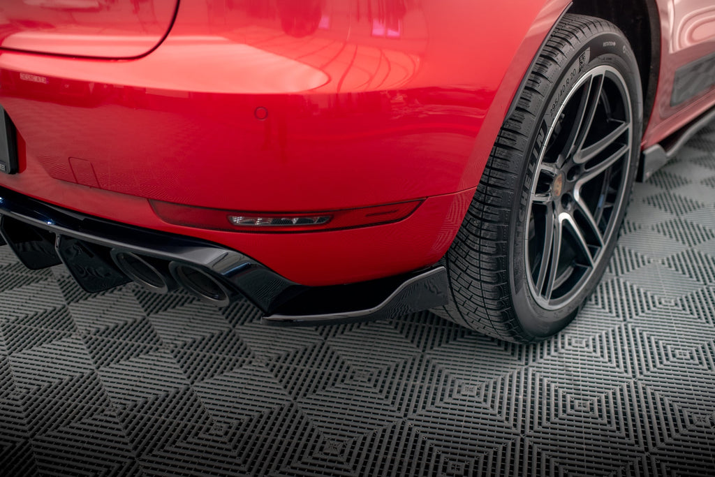 Prelungire splitter bara spate Porsche Macan Standard / GTS / Sport Design Mk1 Facelift 2014-2021 v3 - Maxton Design