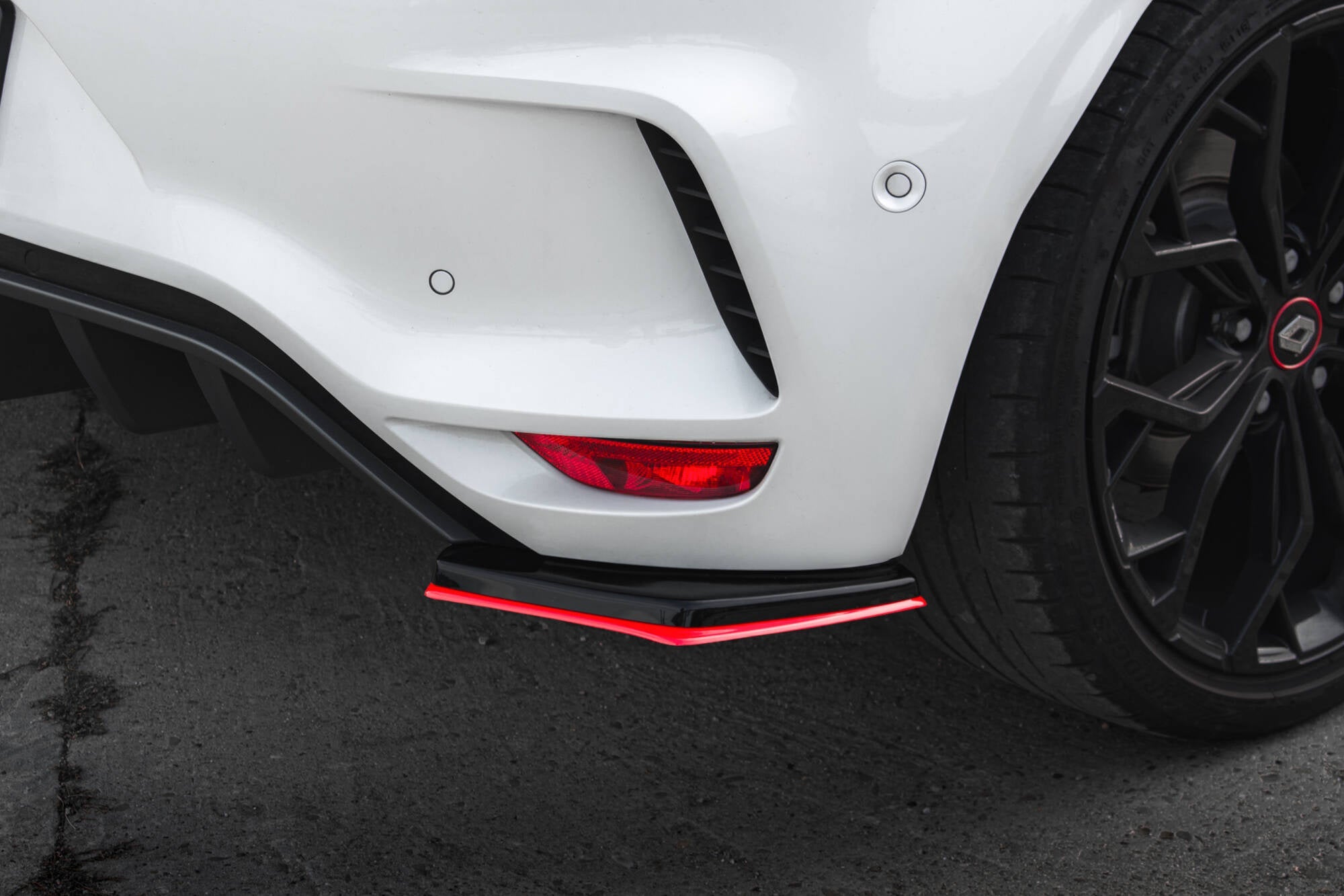 Prelungire splitter bara spate Renault Megane RS Mk4 2018- v6 - Maxton Design