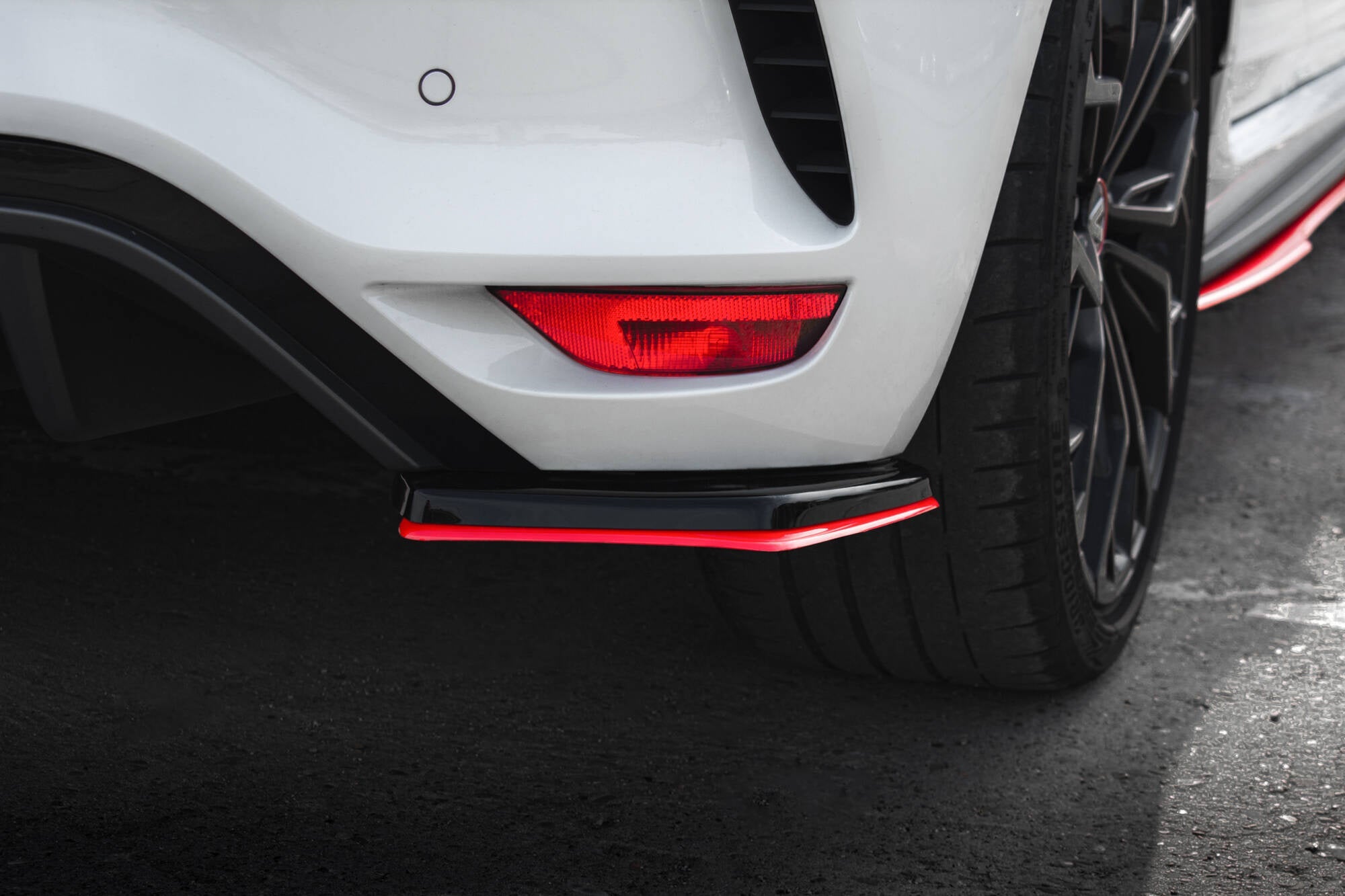 Prelungire splitter bara spate Renault Megane RS Mk4 2018- v6 - Maxton Design