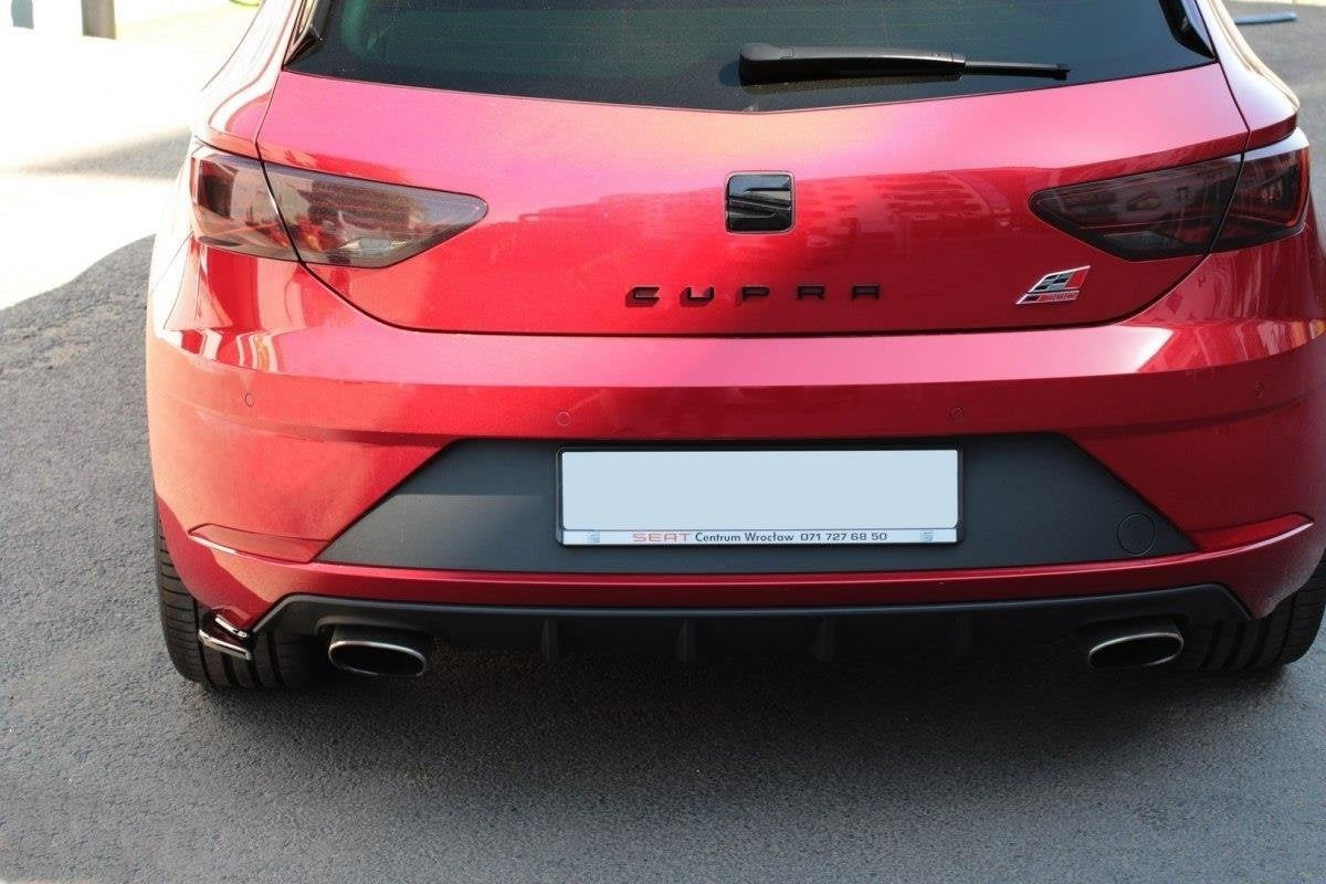 Prelungire splitter bara spate Seat Leon 5F Mk3 Cupra Facelift 2017-2020 v4 - Maxton Design
