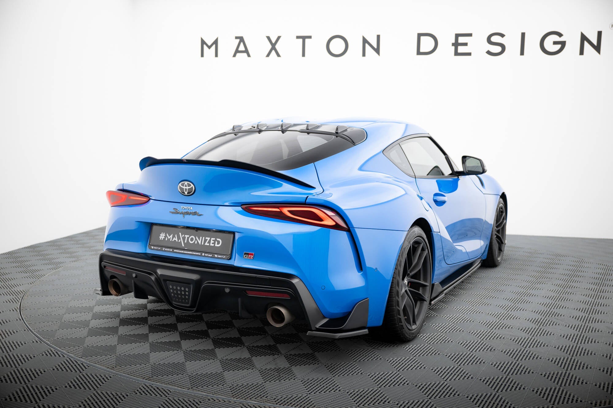 Prelungire splitter bara spate Toyota Supra Mk5 2019- v2 - Maxton Design