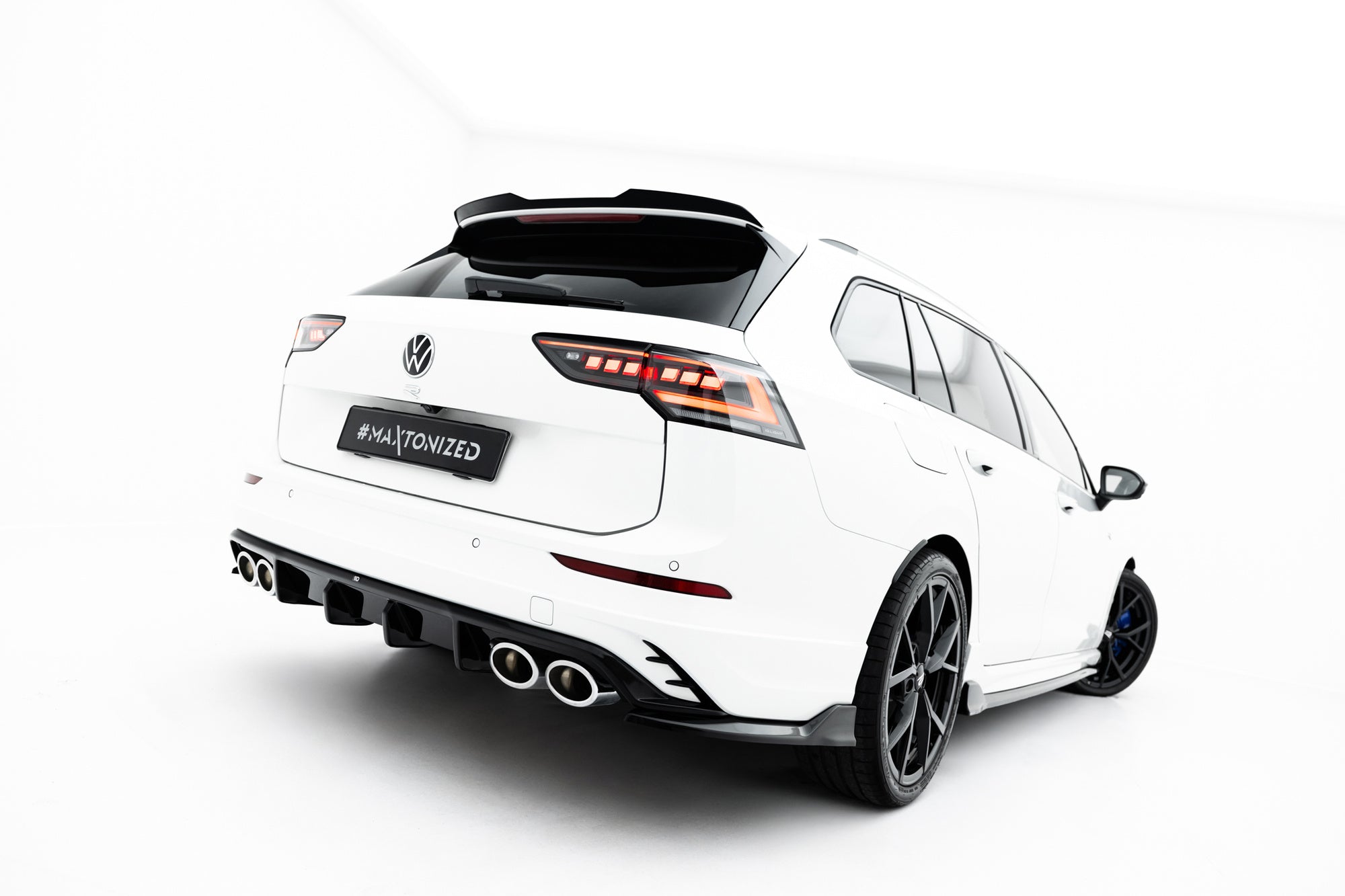 Prelungire splitter bara spate Volkswagen Golf R Variant Mk8 / Mk8 Facelift 2020- v63 - Maxton Design