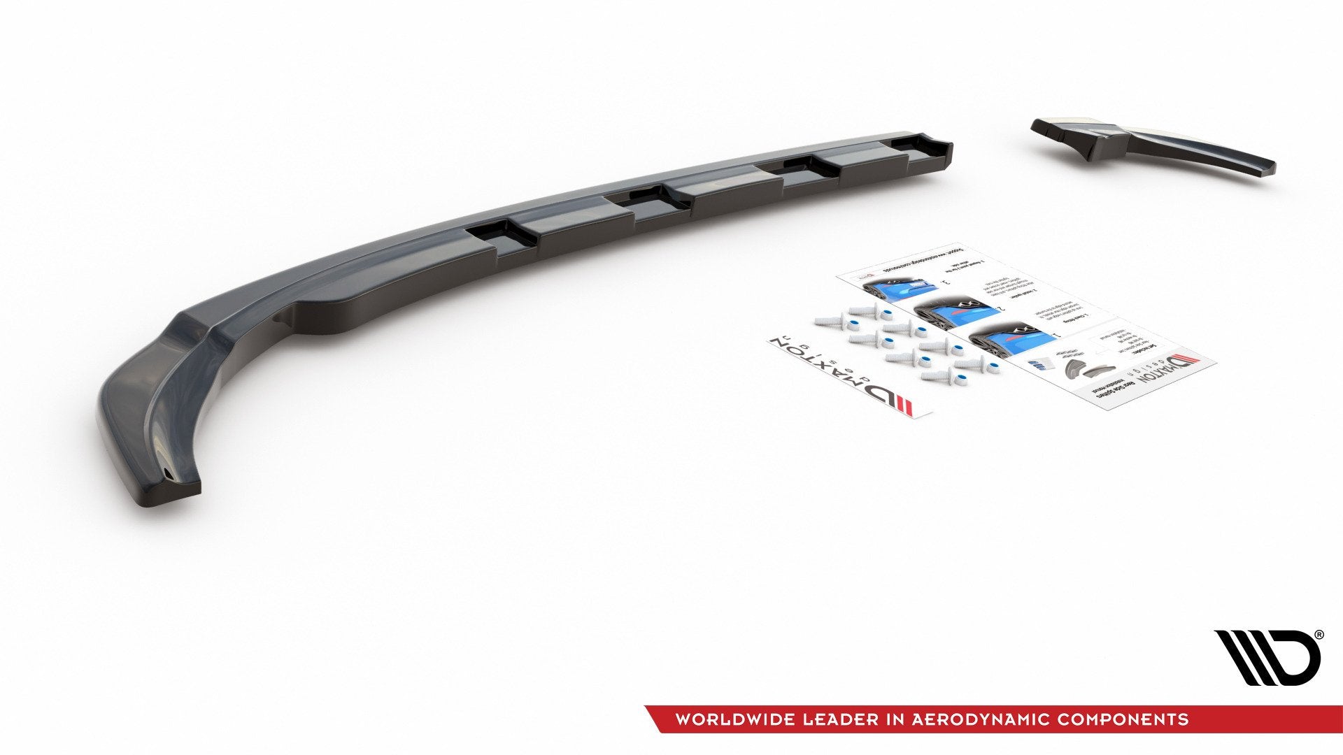 Prelungire splitter bara spate Volkswagen Polo GTI Mk6 2017- v10 - Maxton Design