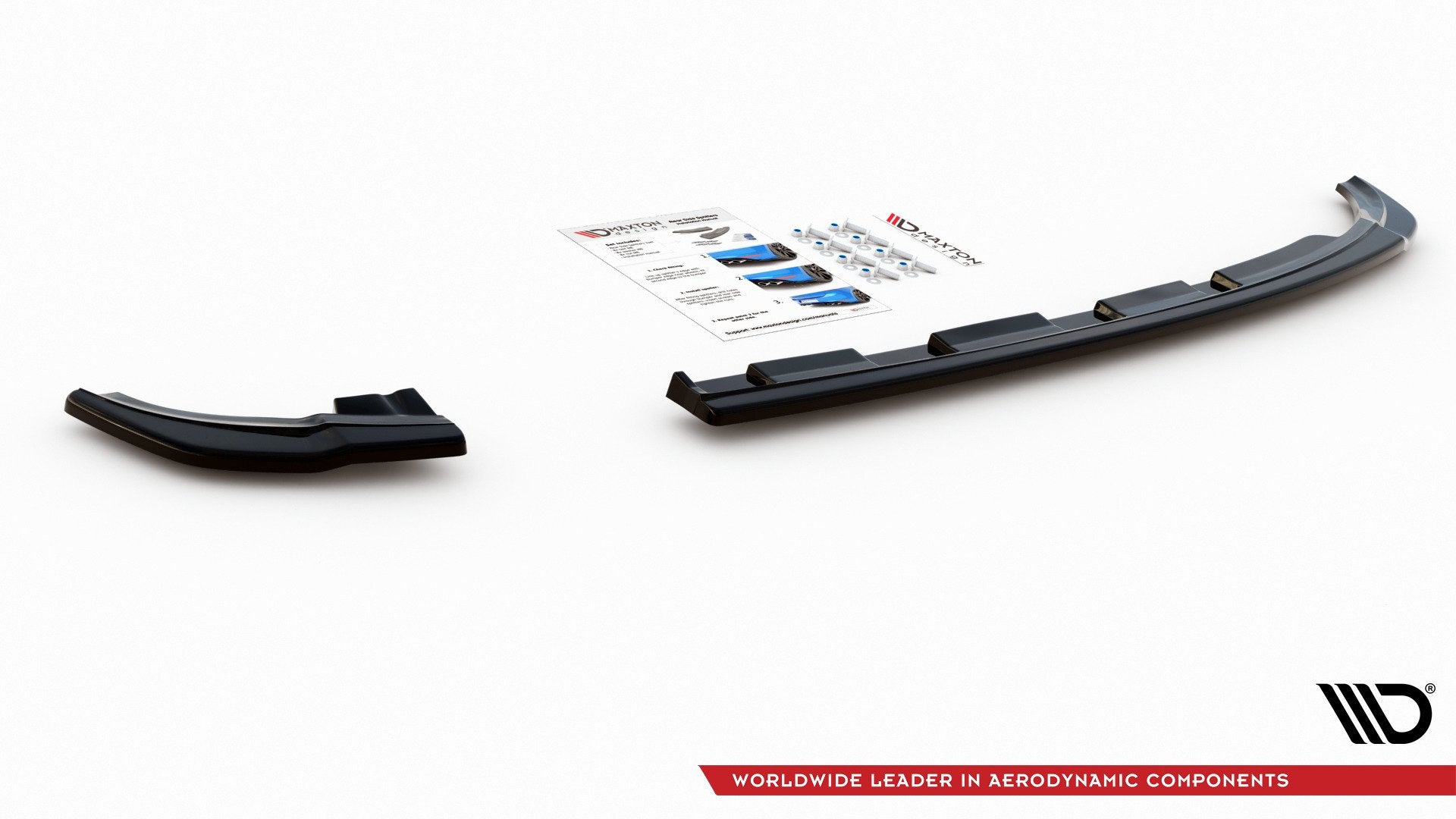 Prelungire splitter bara spate Volkswagen Polo GTI Mk6 2017- v10 - Maxton Design