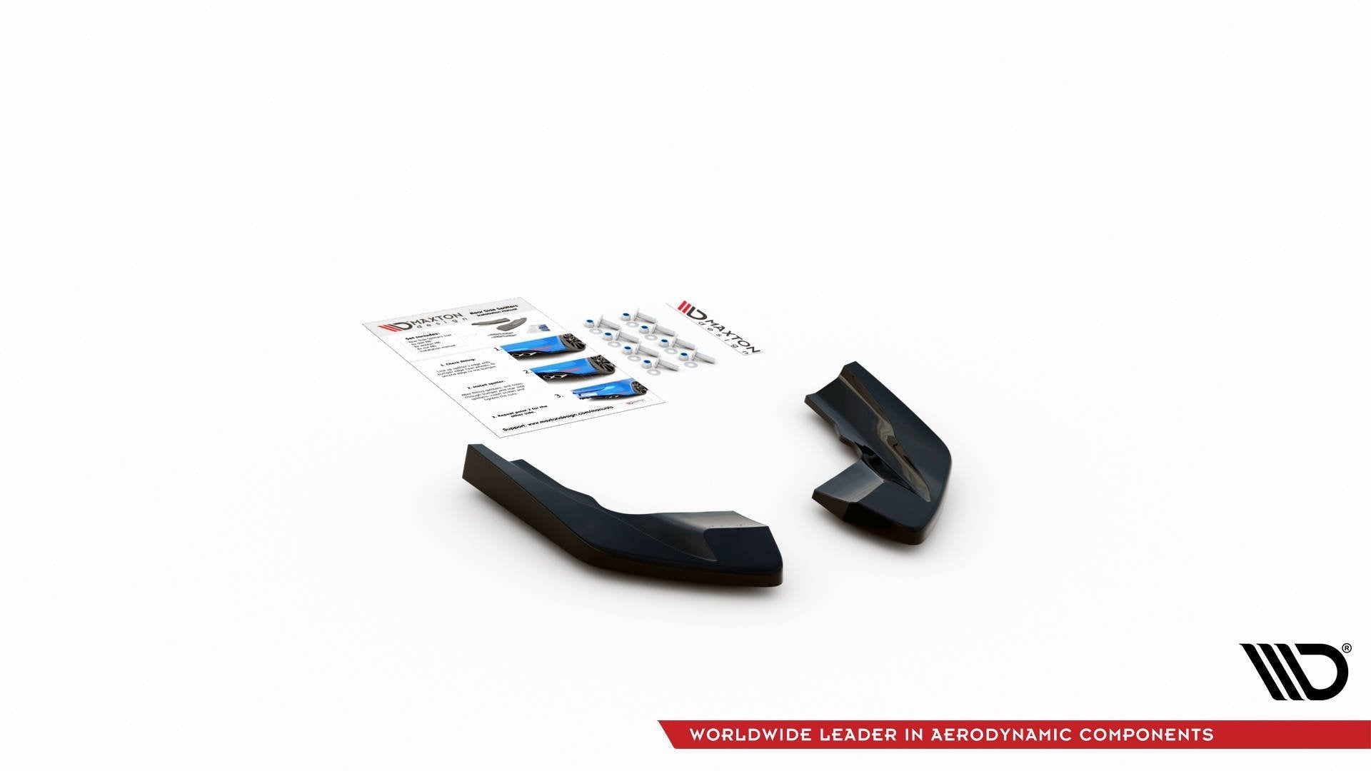 Prelungire splitter bara spate Volkswagen Golf R Mk8 2020- v30 - Maxton Design