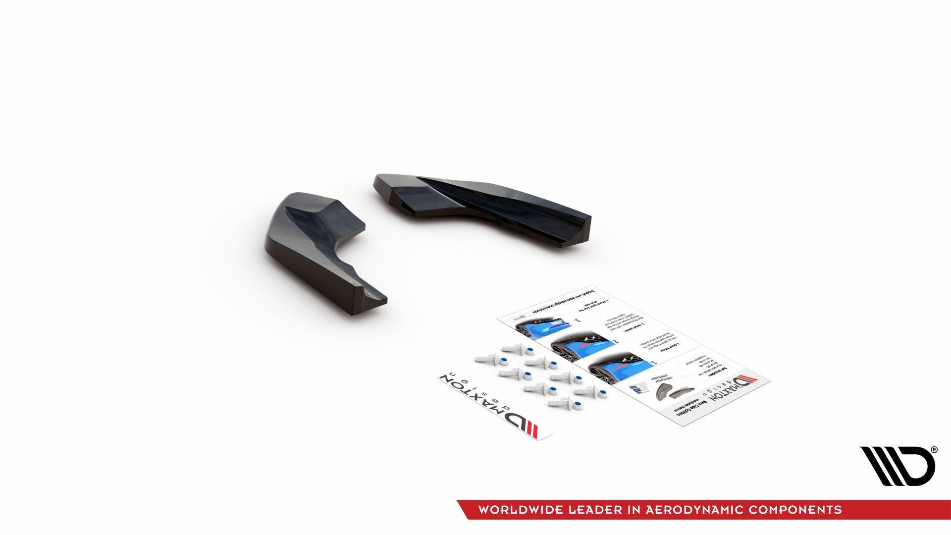 Prelungire splitter bara spate Volkswagen Golf R Mk8 2020- v30 - Maxton Design