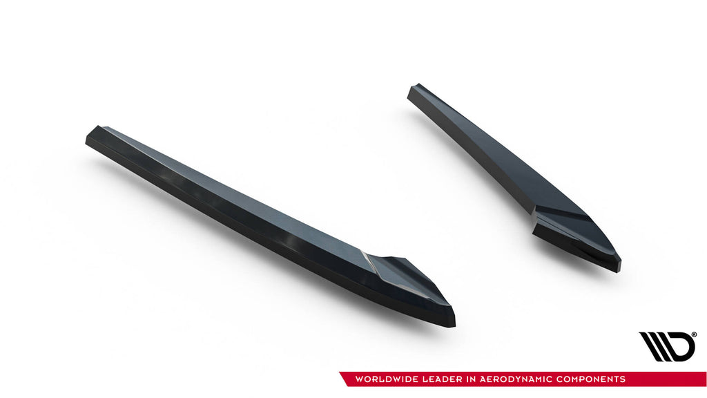 Prelungire splitter bara spate Audi A6 S-line Avant C7 2011-2014 v29 - Maxton Design