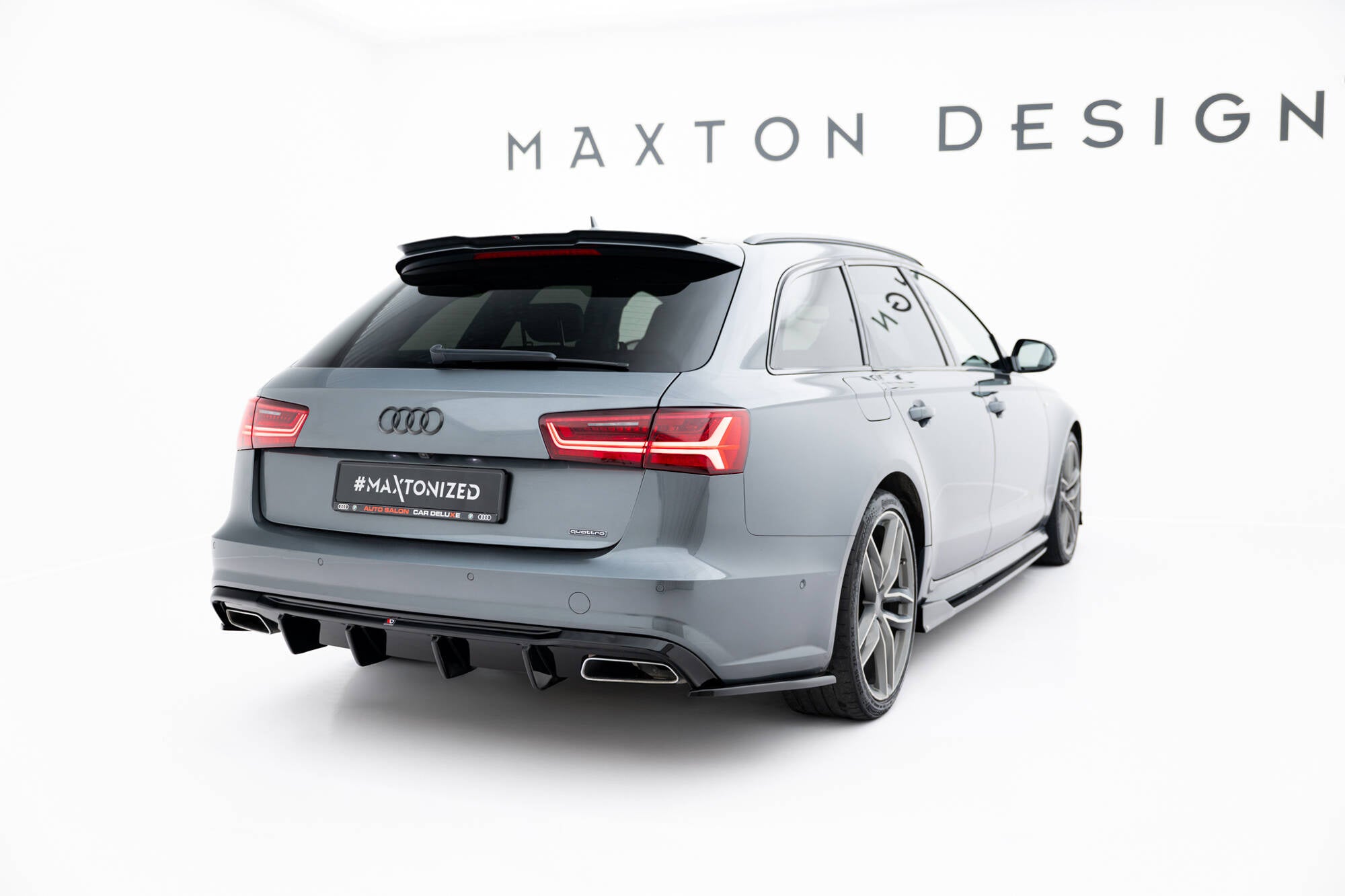 Prelungire splitter bara spate Audi S6 / A6 S-Line / 2014-2017 v24 - Maxton Design