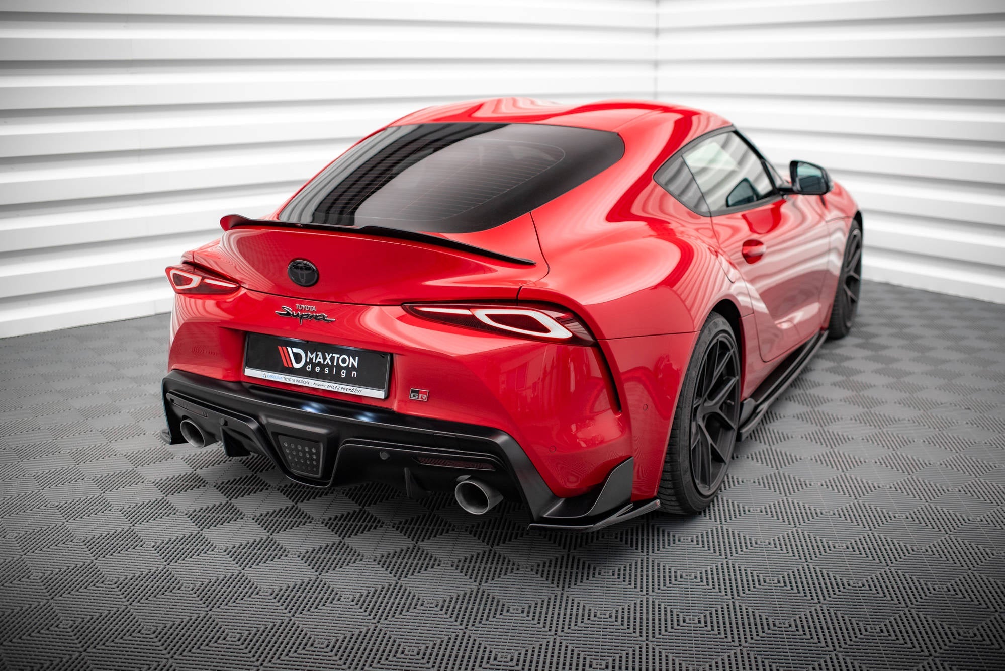 Prelungire splitter bara spate Toyota Supra Mk5 2019- v3 - Maxton Design