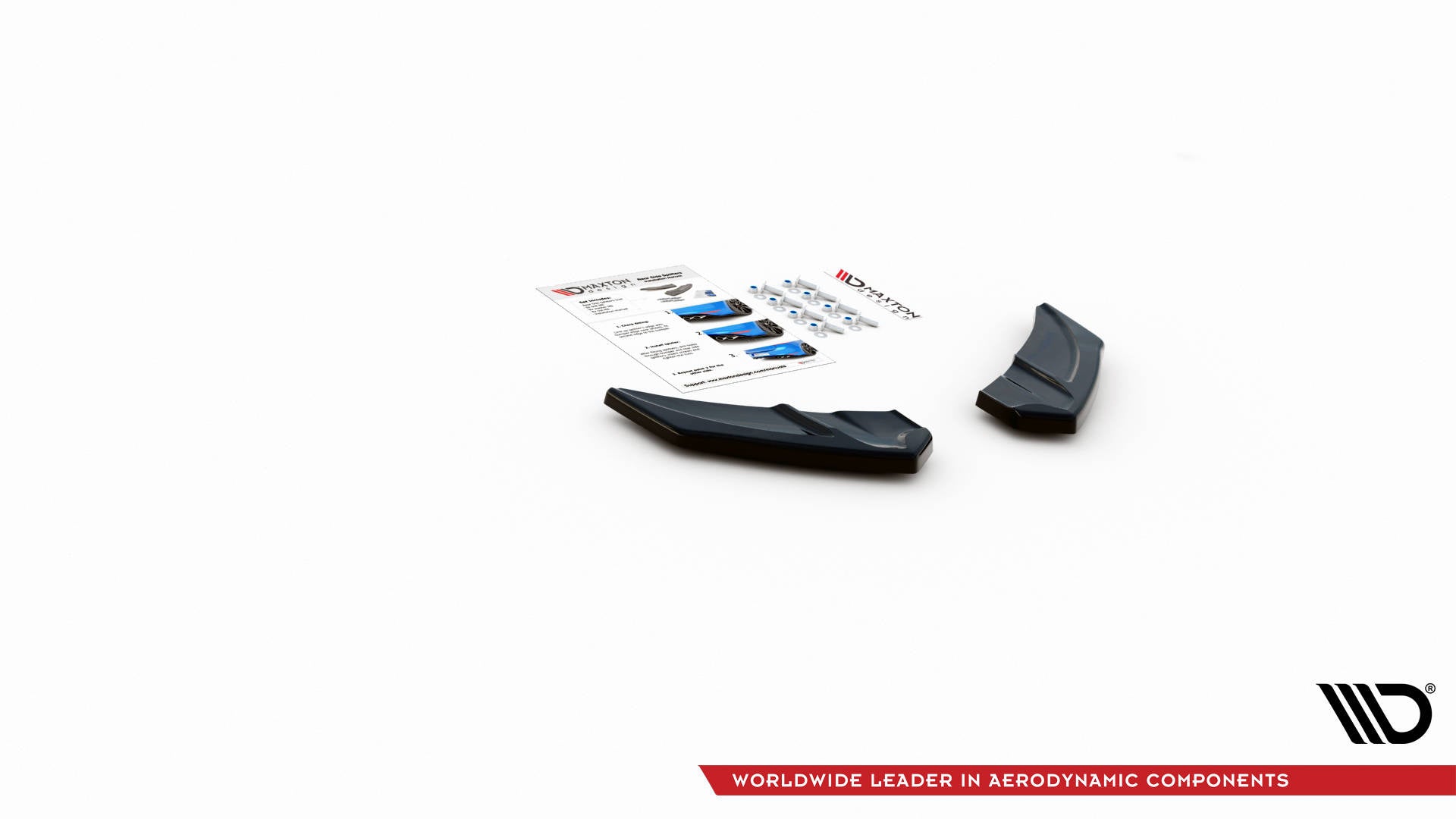 Prelungire splitter bara spate Volkswagen Golf 7 R 2013-2016 v32 - Maxton Design