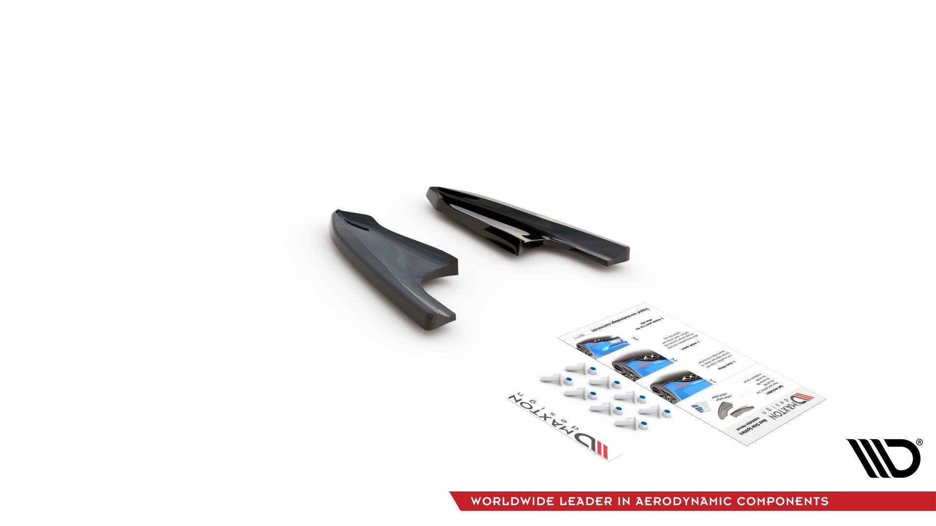 Prelungire splitter bara spate Volkswagen Golf R Mk8 2020- v32 - Maxton Design