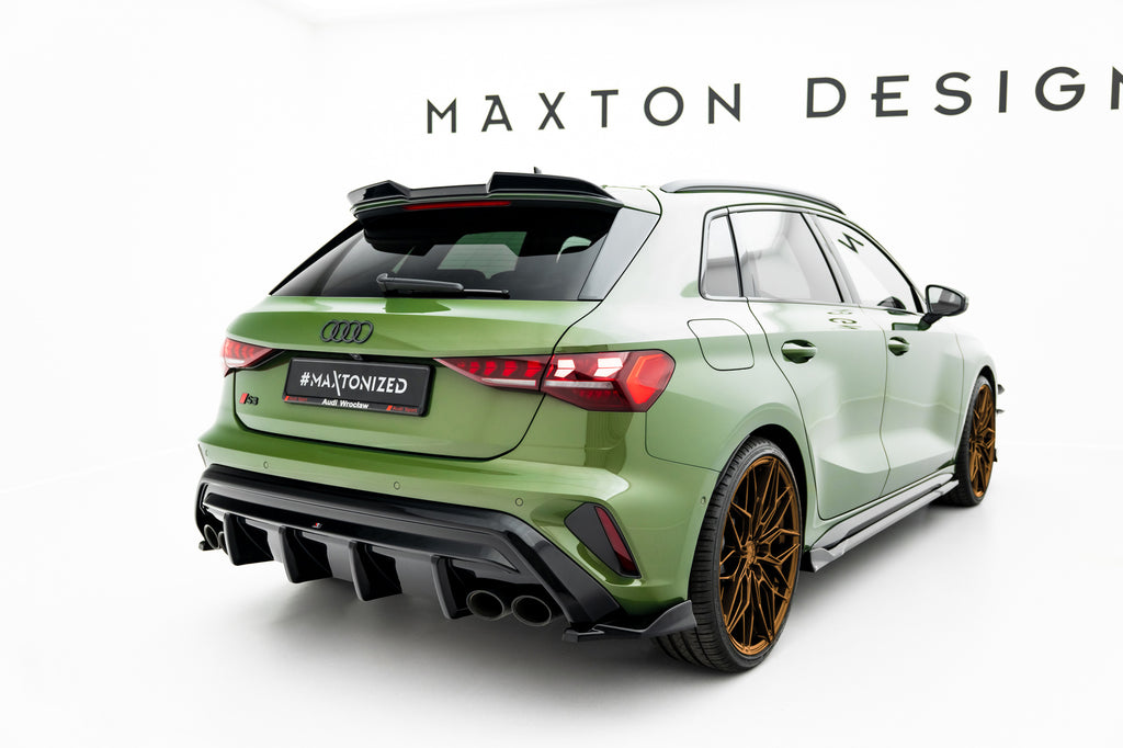 Prelungire splitter bara spate Audi S3 Sportback 8Y Facelift 2024- v77 - Maxton Design