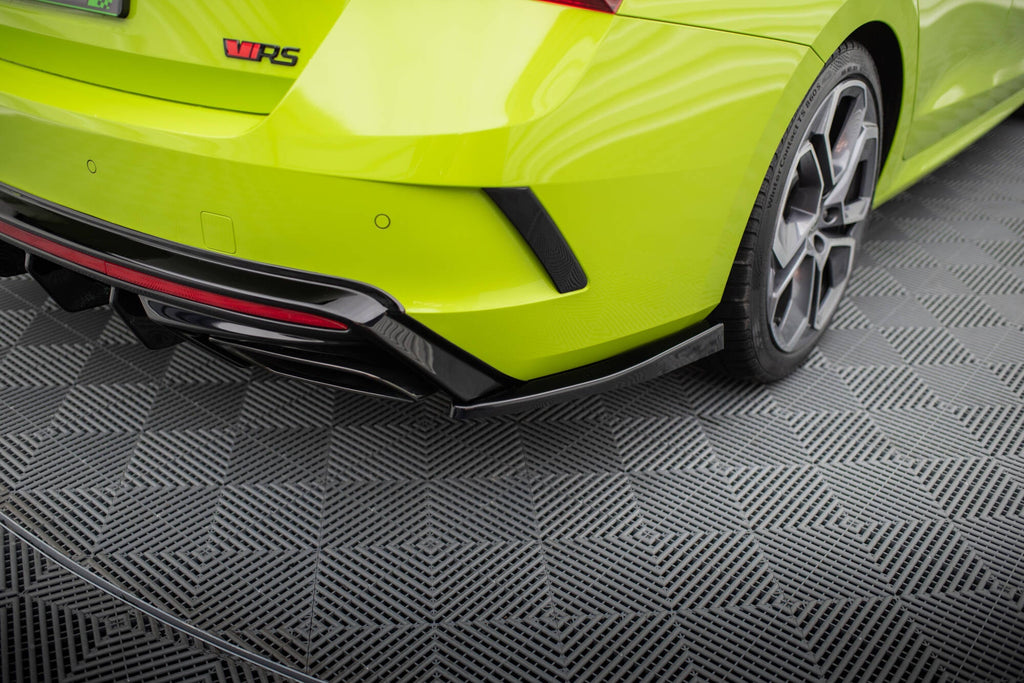 Prelungire splitter bara spate Skoda Octavia RS Mk4 2020- v17 - Maxton Design