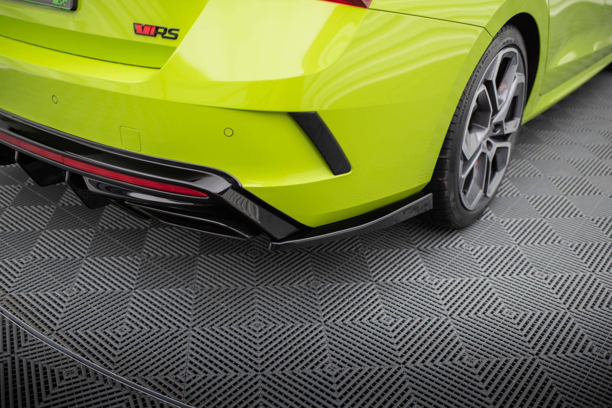 Prelungire splitter bara spate Skoda Octavia RS Mk4 2020- v17 - Maxton Design