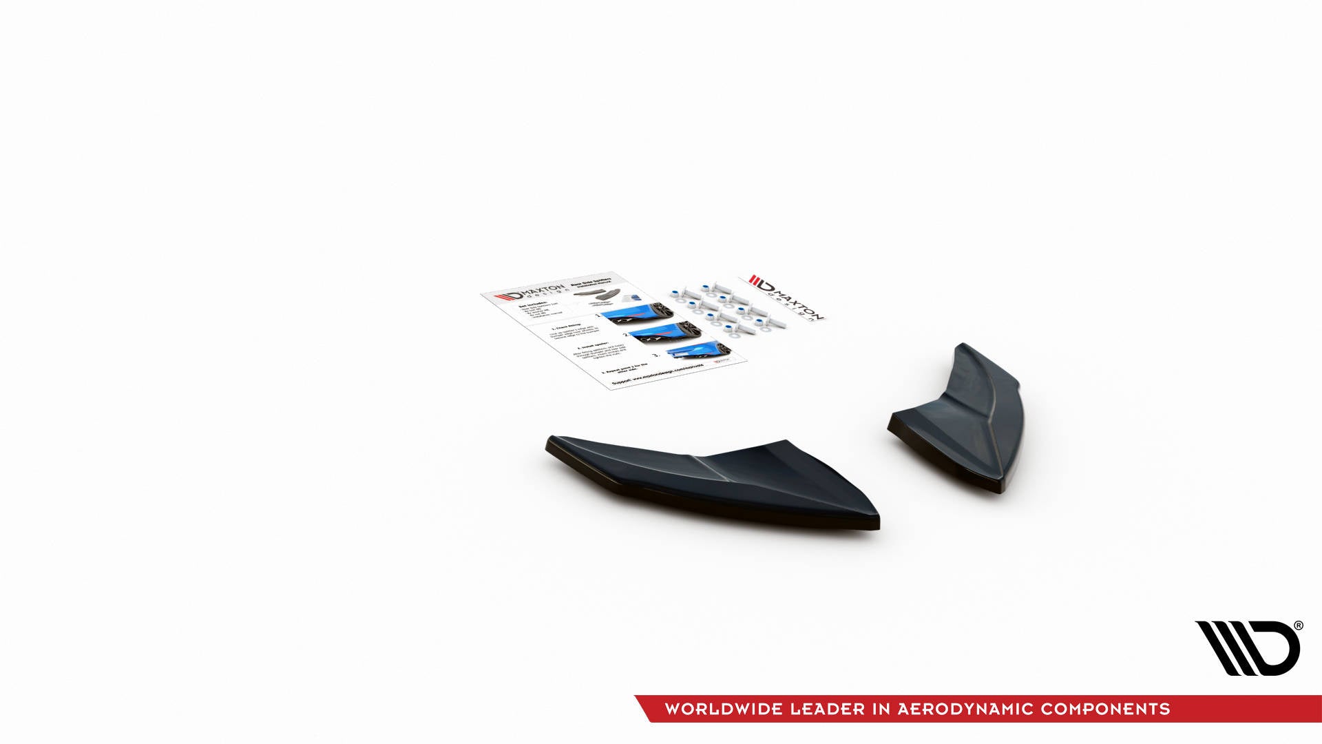 Prelungire splitter bara spate Volkswagen Golf 7 R 2013-2016 v33 - Maxton Design