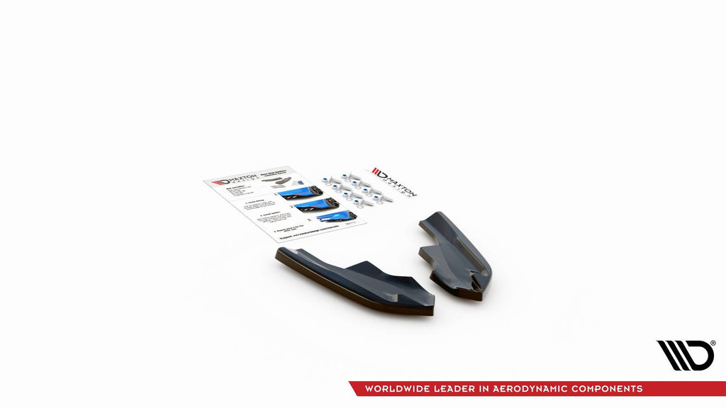 Prelungire splitter bara spate Volkswagen Golf R Mk8 2020- v33 - Maxton Design