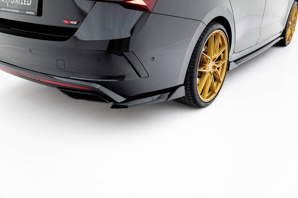 Prelungire splitter bara spate Skoda Octavia RS Liftback / Combi Mk4 / Mk4 Facelift 2020- v19 - Maxton Design