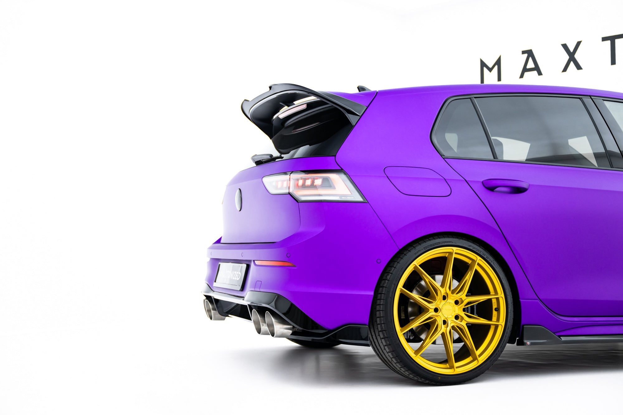 Prelungire splitter bara spate Volkswagen Golf R Mk8 / Mk8 Facelift 2019- v55 - Maxton Design