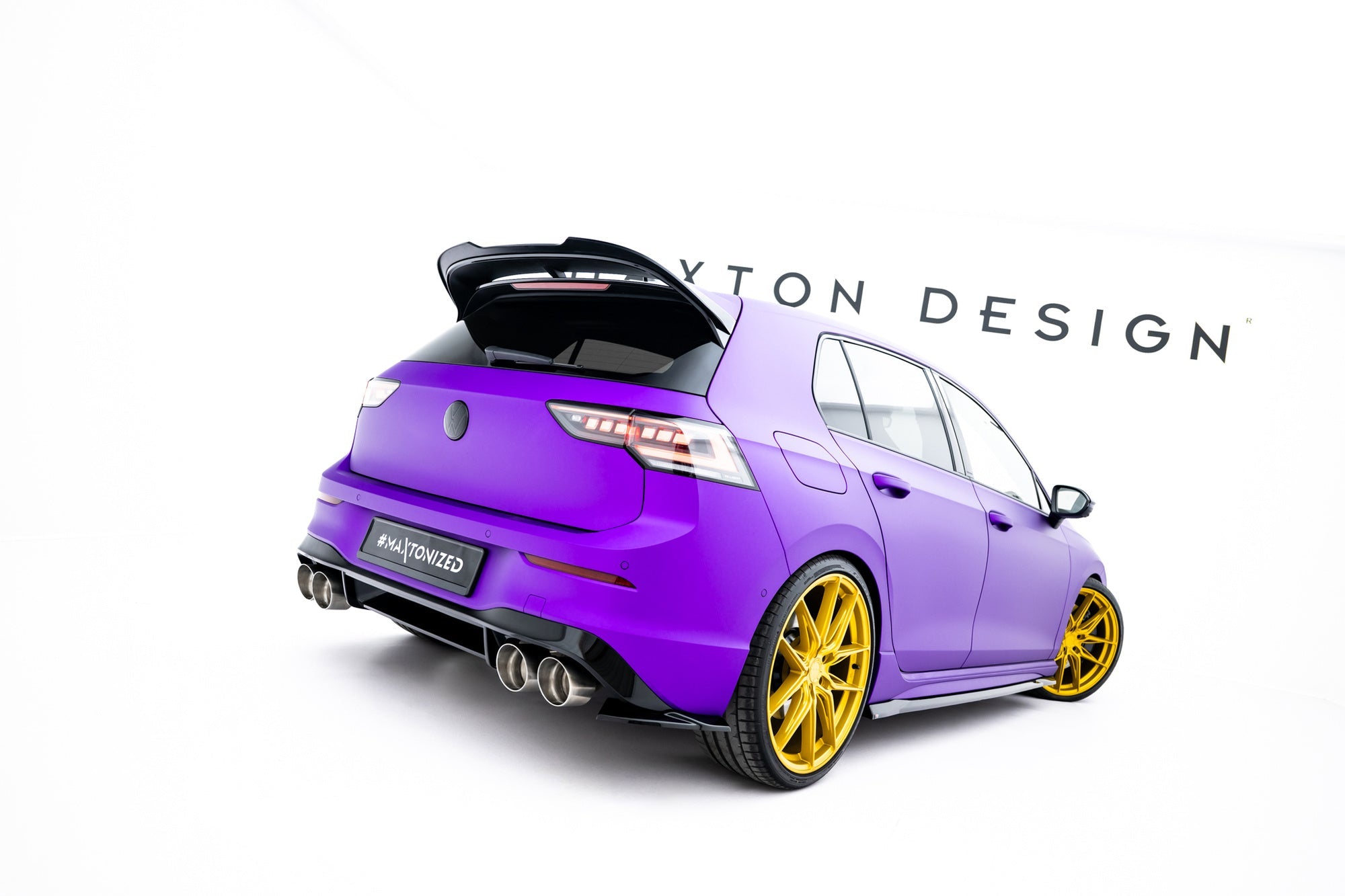 Prelungire splitter bara spate Volkswagen Golf R Mk8 / Mk8 Facelift 2019- v56 - Maxton Design