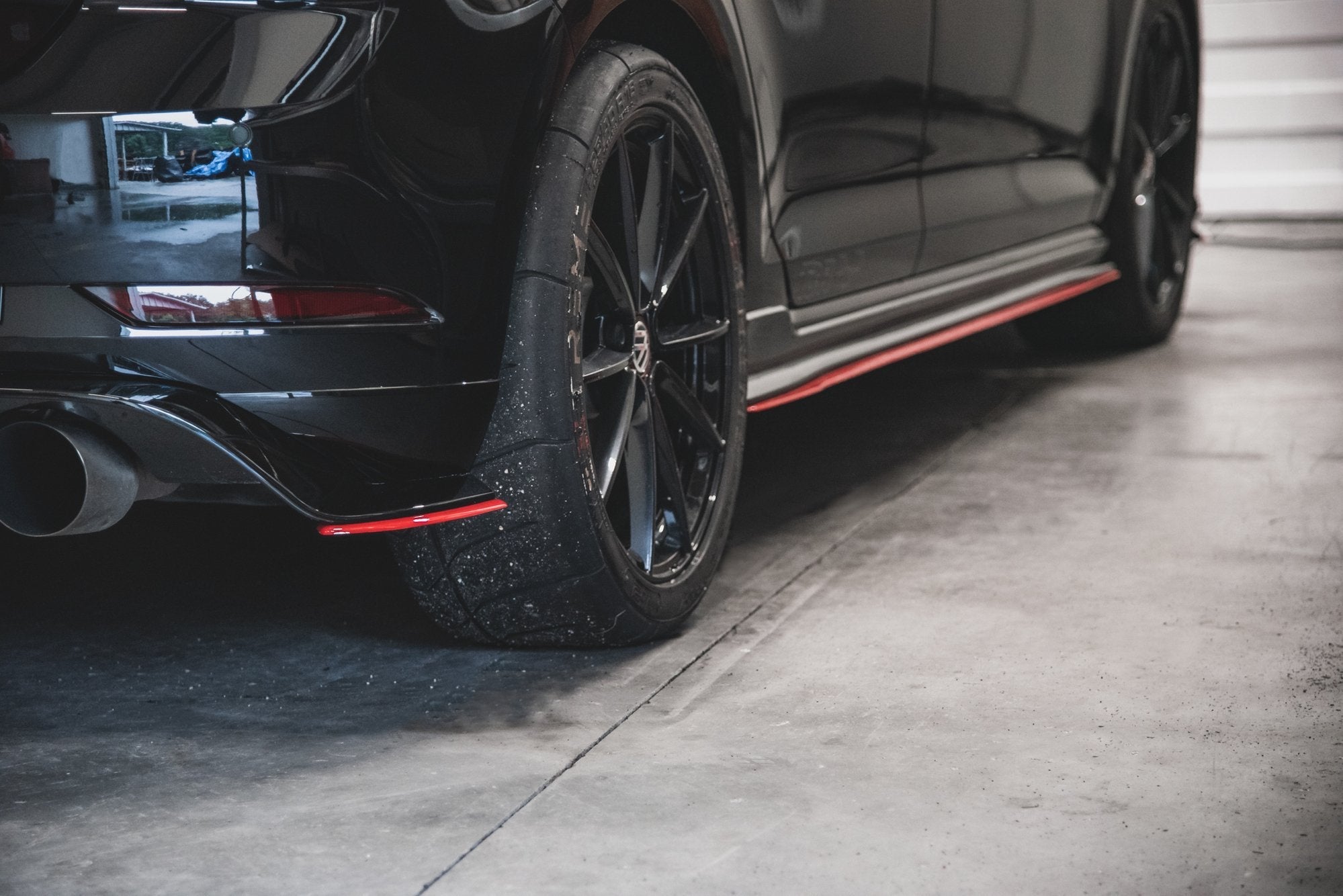 Prelungire splitter bara spate Volkswagen Golf 7 GTI TCR 2019 v1 - Maxton Design