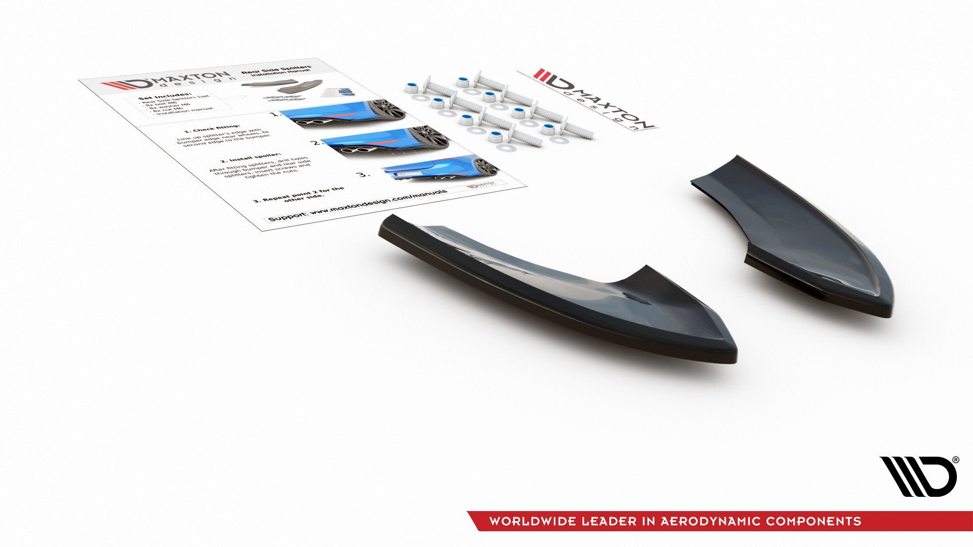 Prelungire splitter bara spate Volkswagen Golf 7 GTI TCR 2019 v1 - Maxton Design