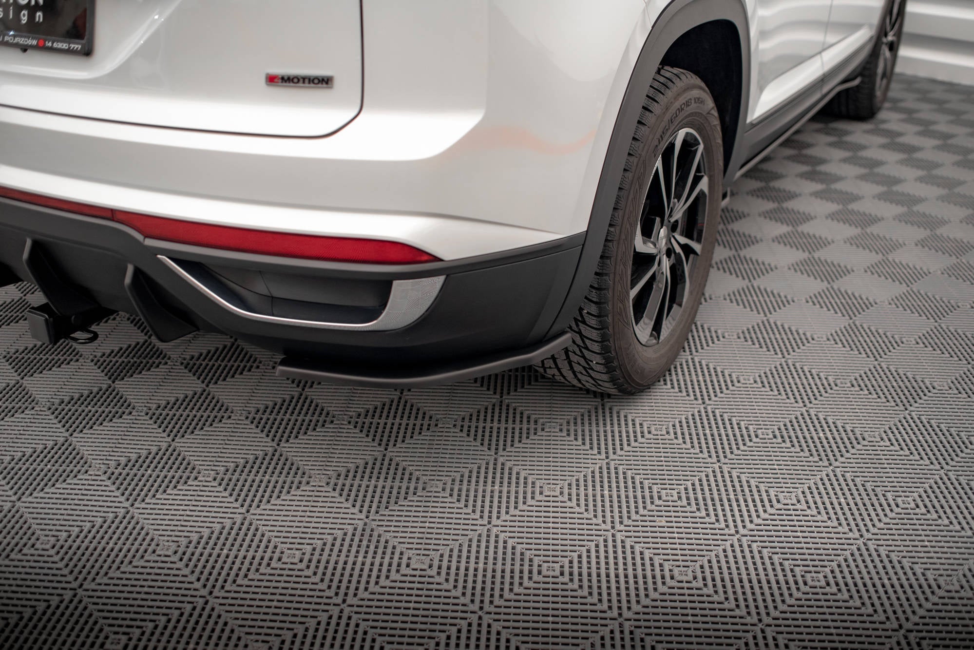 Prelungire splitter bara spate Volkswagen Atlas Cross Sport 2020- v2 - Maxton Design