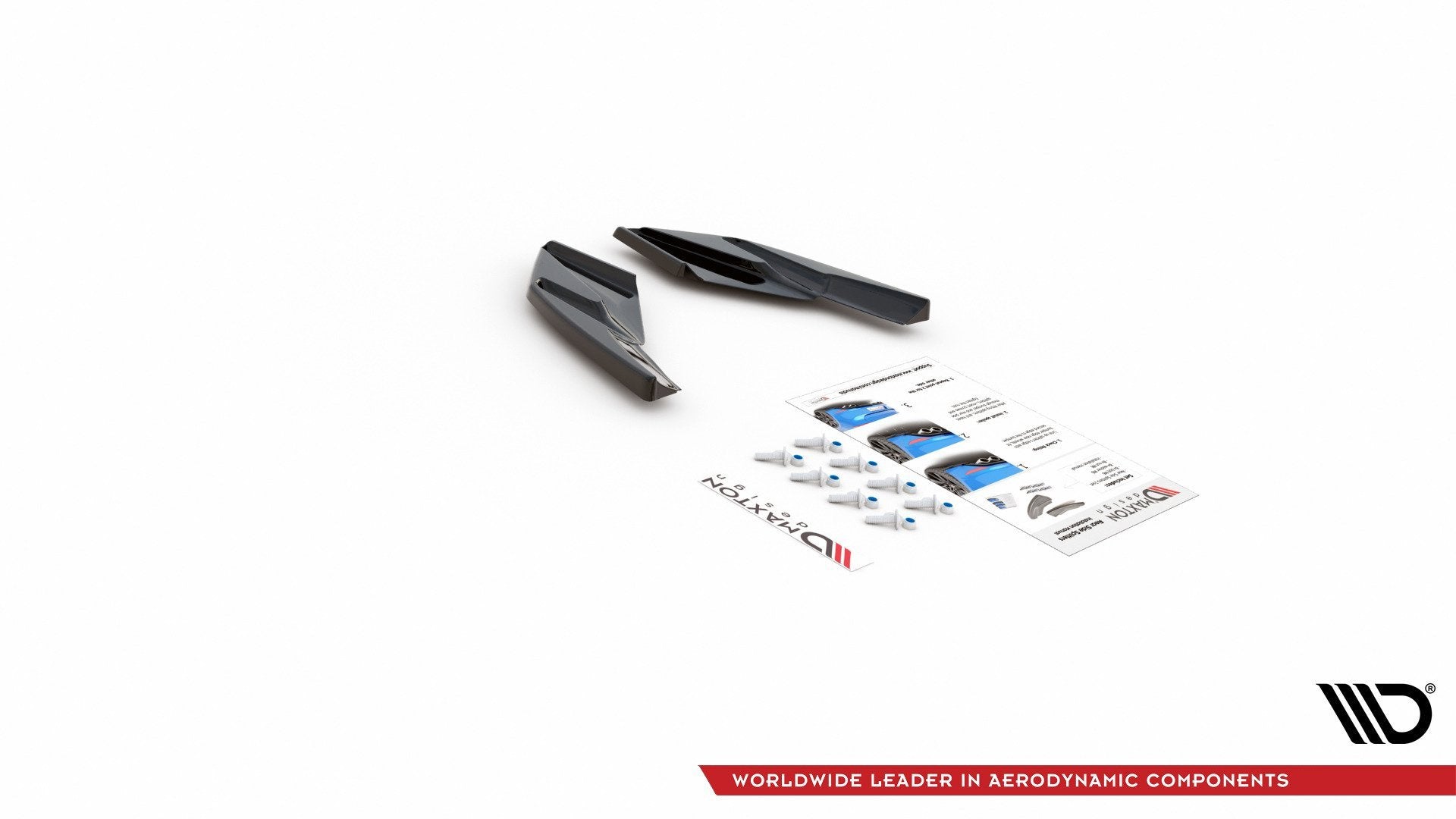 Prelungire splitter bara spate Volkswagen Golf 8 2019- v2 - Maxton Design