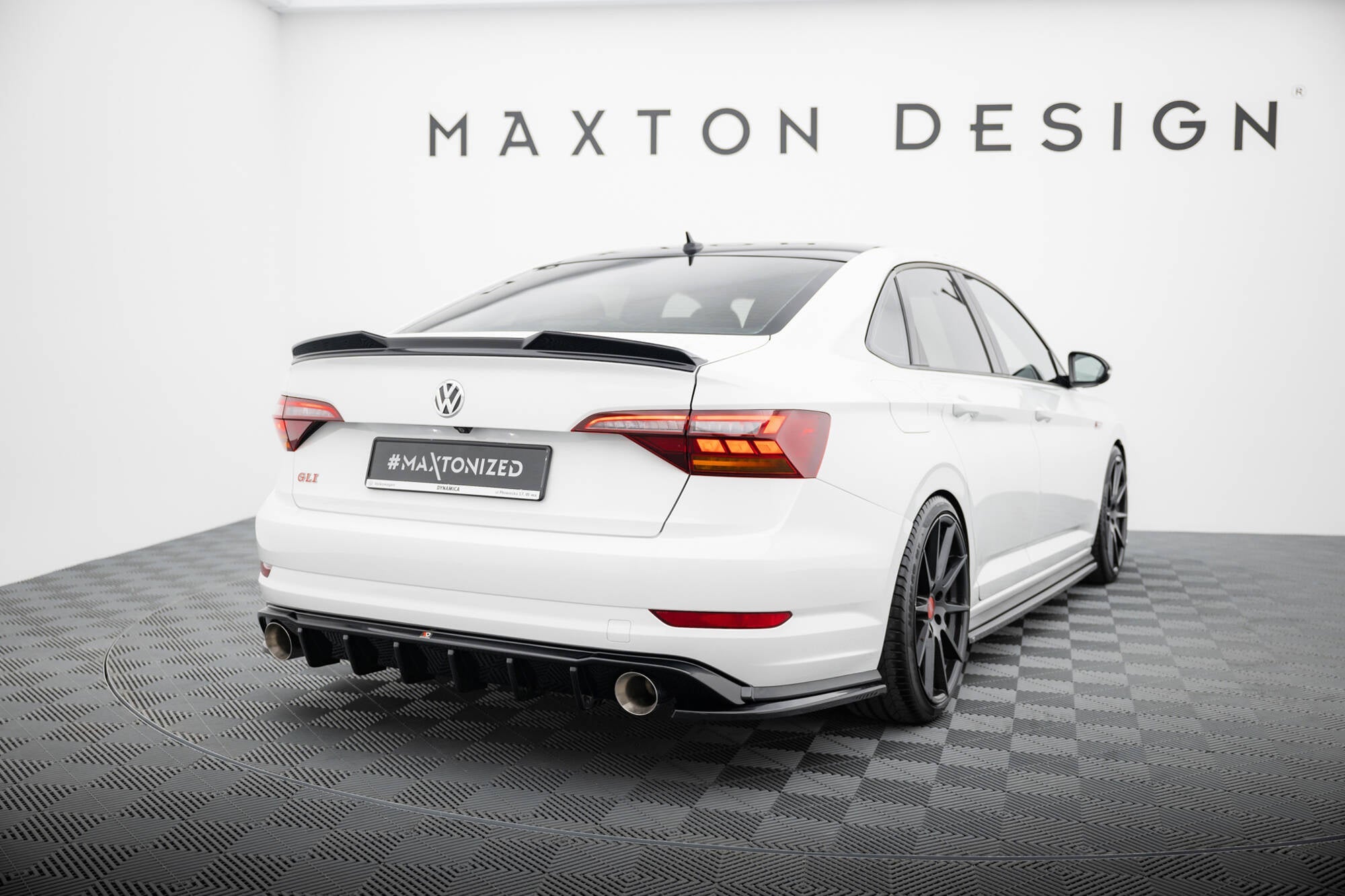 Prelungire splitter bara spate Volkswagen Jetta GLI Mk7 2018-2021 v5 - Maxton Design