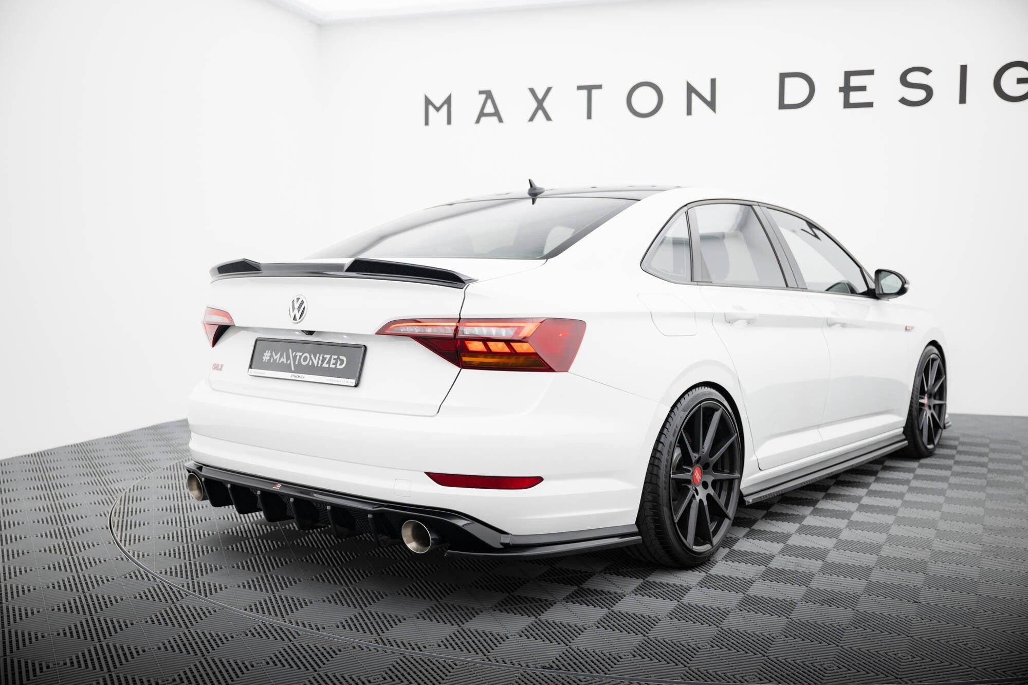 Prelungire splitter bara spate Volkswagen Jetta GLI Mk7 2018-2021 v5 - Maxton Design