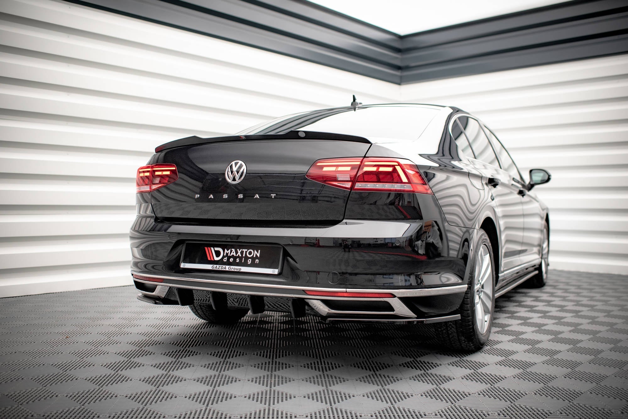 Prelungire splitter bara spate Volkswagen Passat B8 Facelift 2019- v7 - Maxton Design