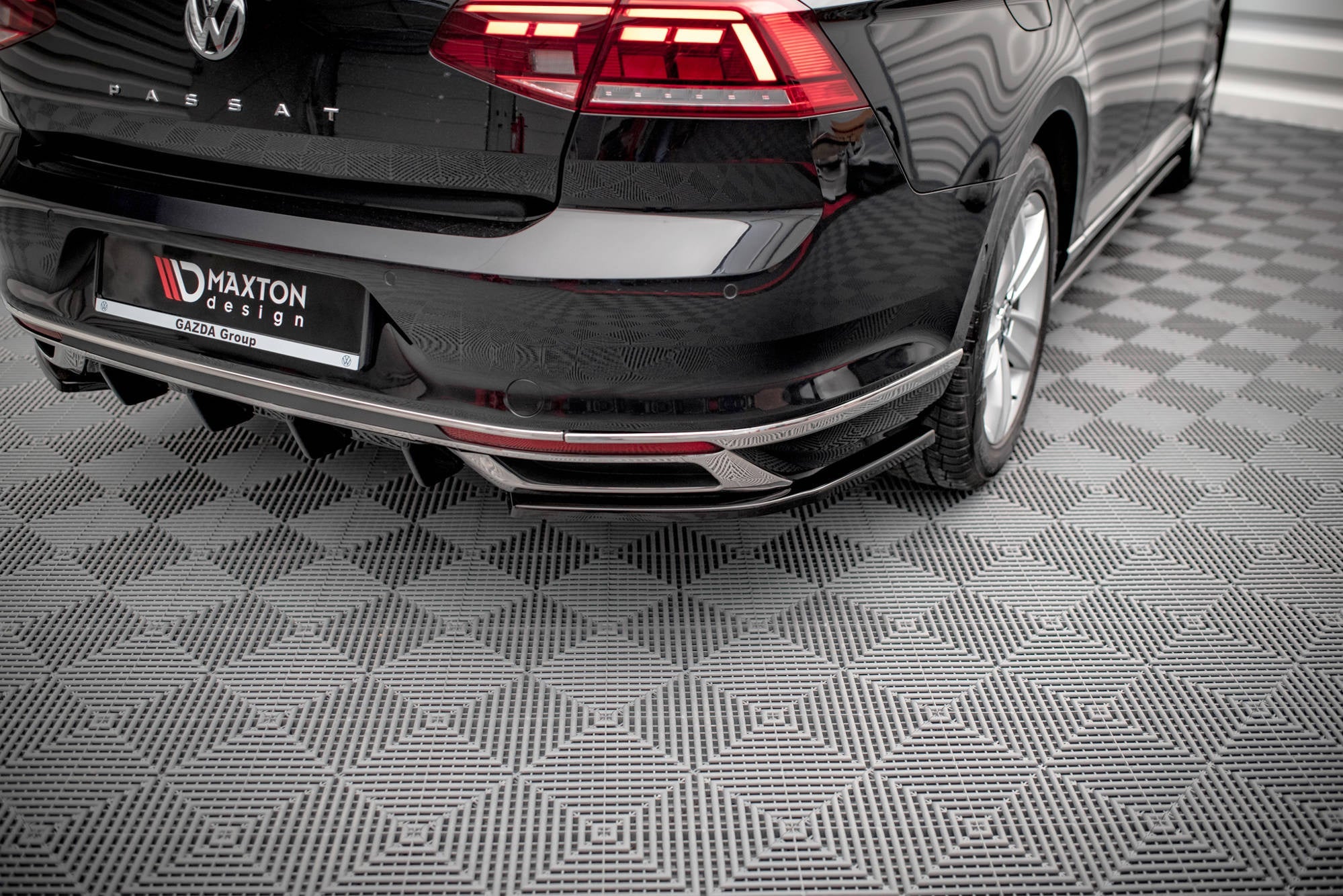 Prelungire splitter bara spate Volkswagen Passat B8 Facelift 2019- v7 - Maxton Design