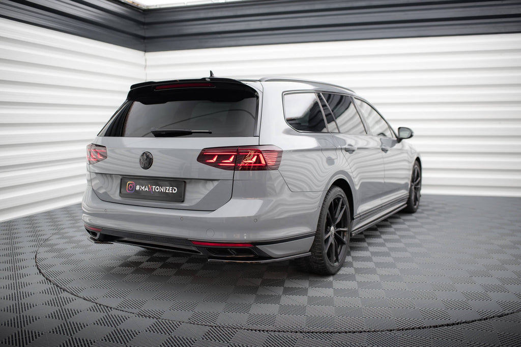 Prelungire splitter bara spate Volkswagen Passat R-Line B8 Facelift 2019- v11 - Maxton Design