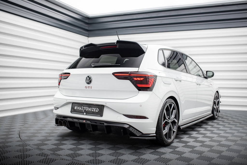 Prelungire splitter bara spate Volkswagen Polo GTI Mk6 Facelift 2021- v13 - Maxton Design