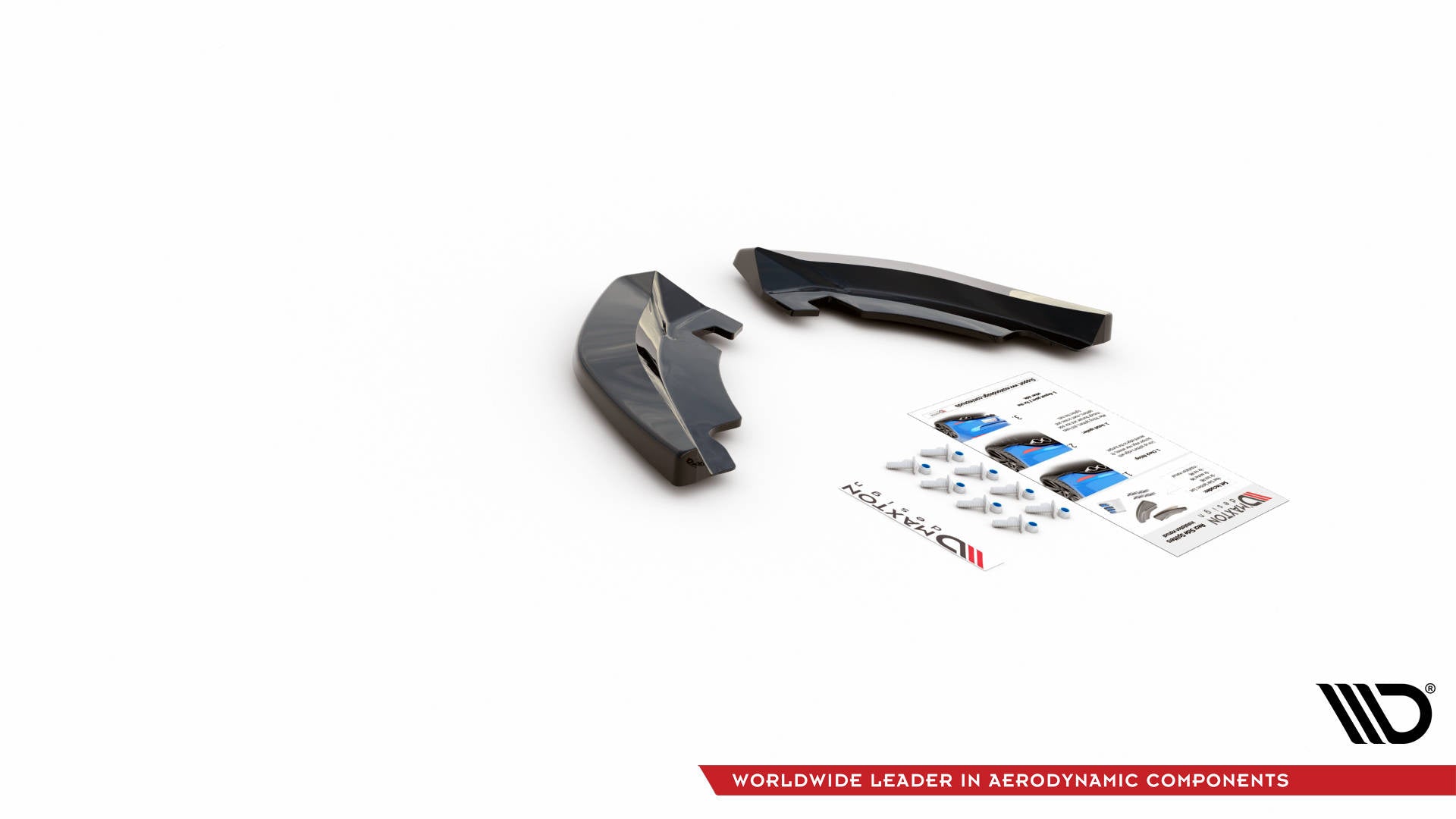 Prelungire splitter bara spate Volkswagen T-Roc Mk1 2017- v2 - Maxton Design