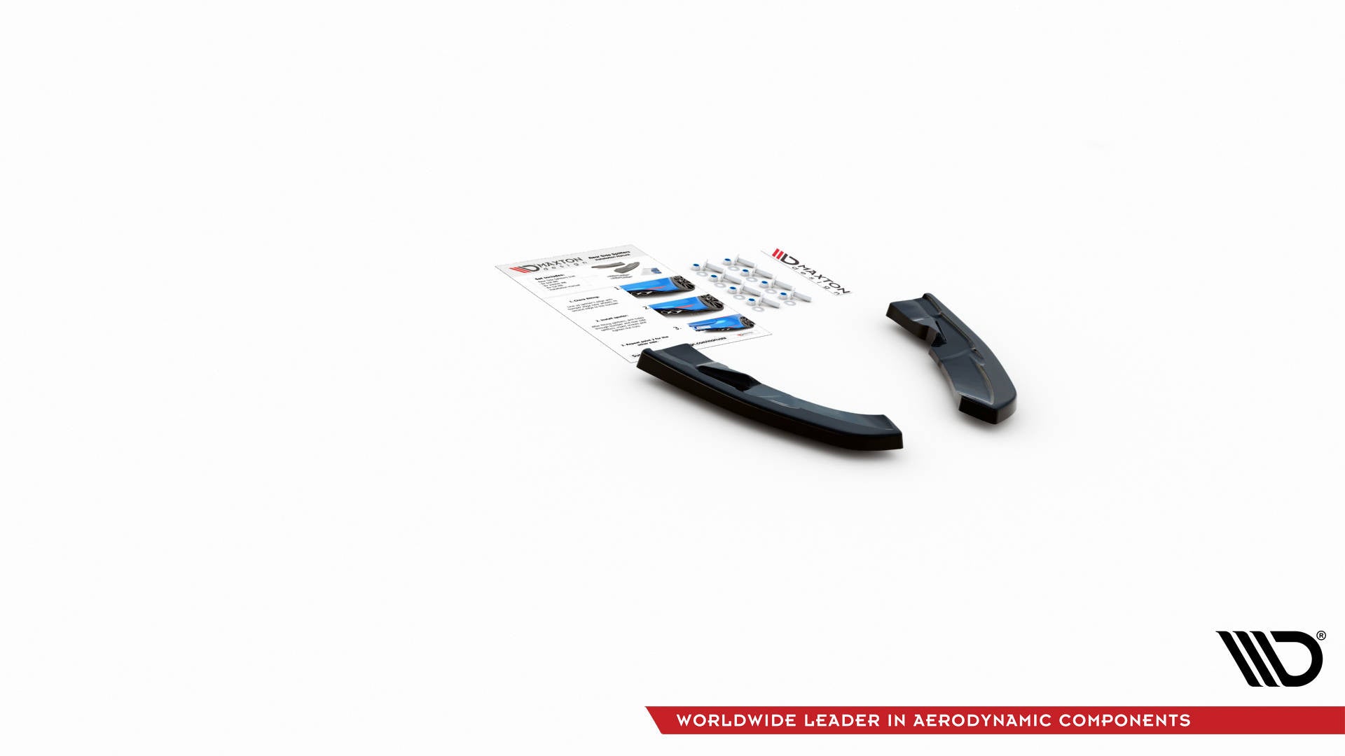 Prelungire splitter bara spate Volkswagen Tiguan R Mk2 Facelift 2020- v2 - Maxton Design