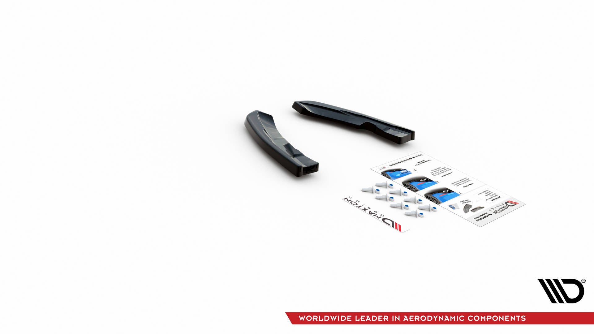 Prelungire splitter bara spate Volkswagen Tiguan R Mk2 Facelift 2020- v2 - Maxton Design