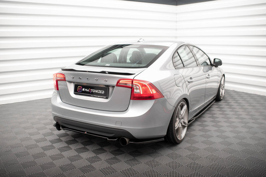 Prelungire splitter bara spate Volvo S60 R-Design Mk2 2010-2014 v6 - Maxton Design