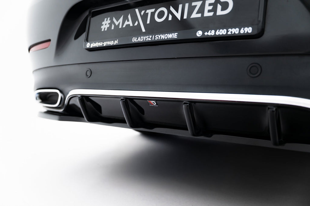 Prelungire splitter bara spate Mercedes CLS C257 AMG-Line 2018- v2 - Maxton Design