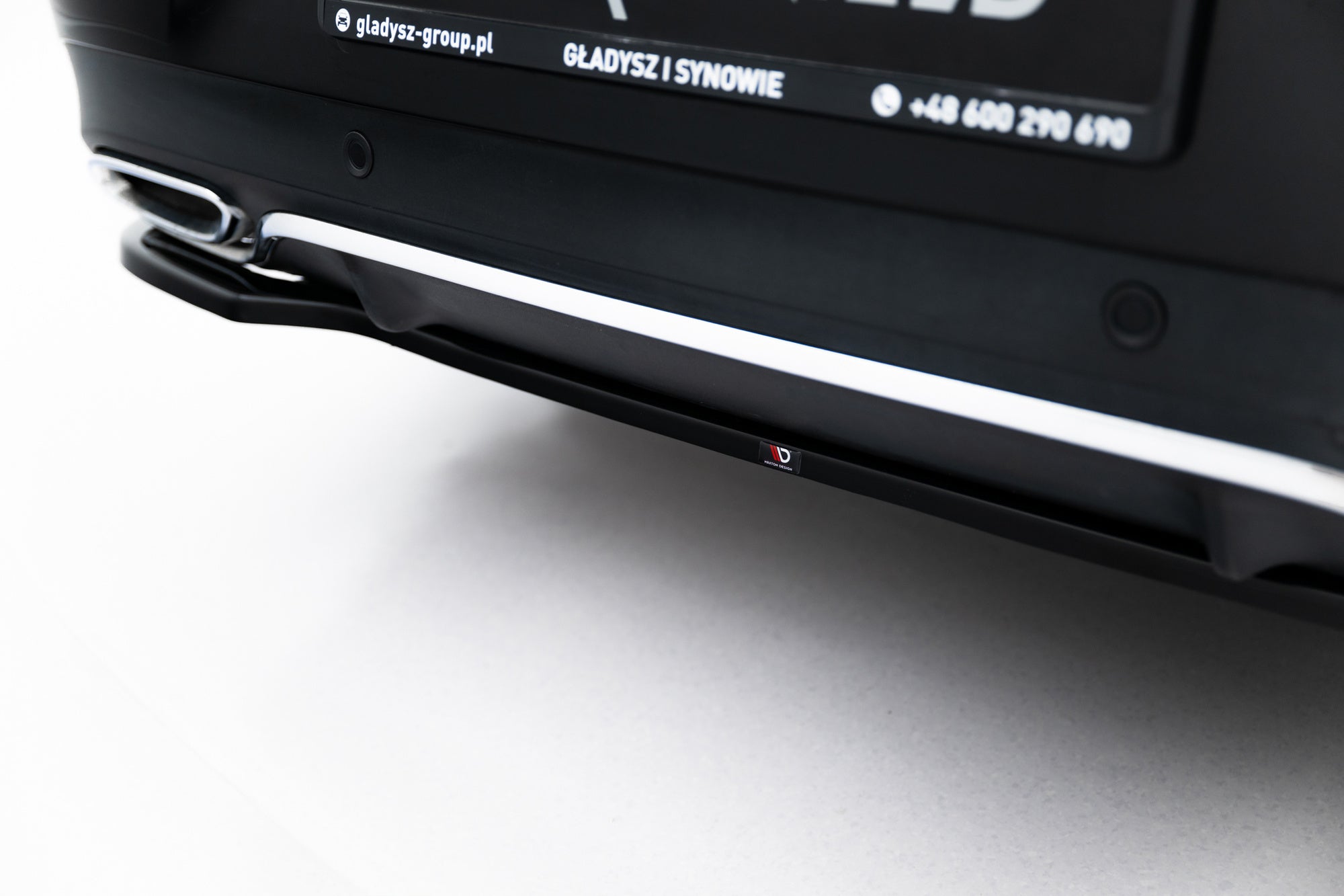 Prelungire splitter bara spate Mercedes CLS C257 AMG-Line 2018- v2 - Maxton Design