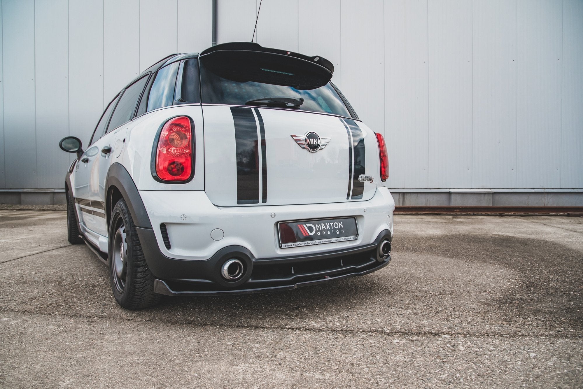 Prelungire splitter bara spate Mini Countryman R60 Mk1 JCW 2012-2016 v1 - Maxton Design