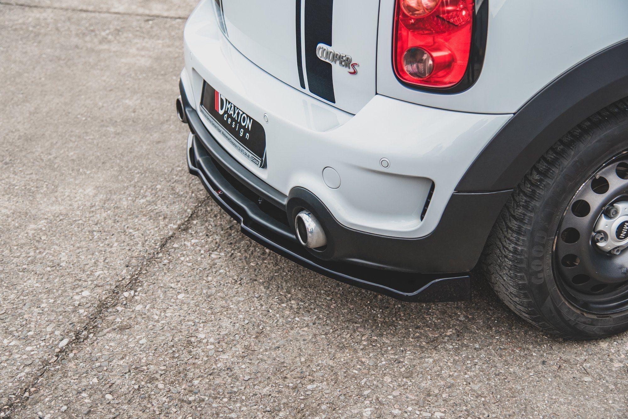 Prelungire splitter bara spate Mini Countryman R60 Mk1 JCW 2012-2016 v1 - Maxton Design